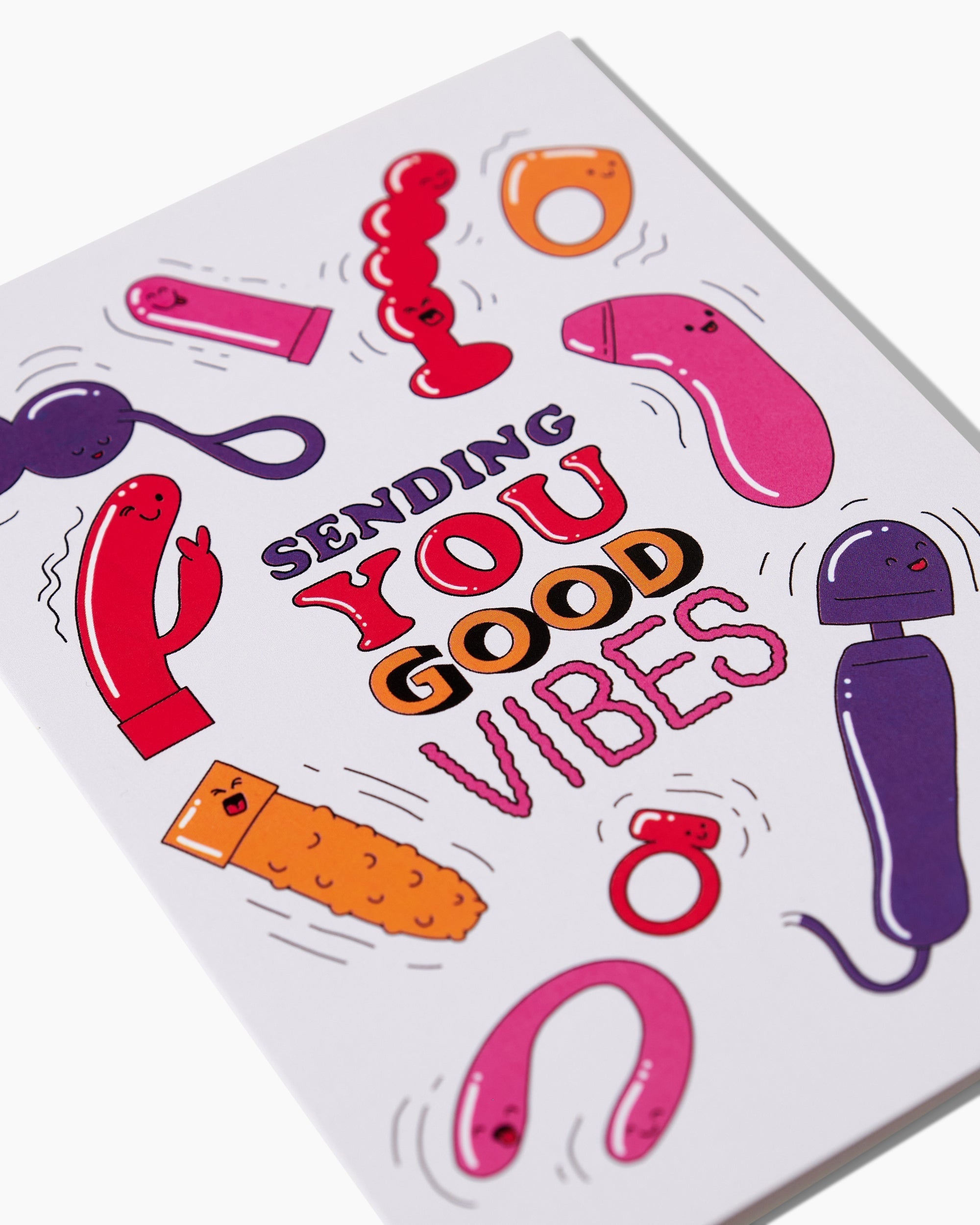 Sending Good Vibes Greeting Card