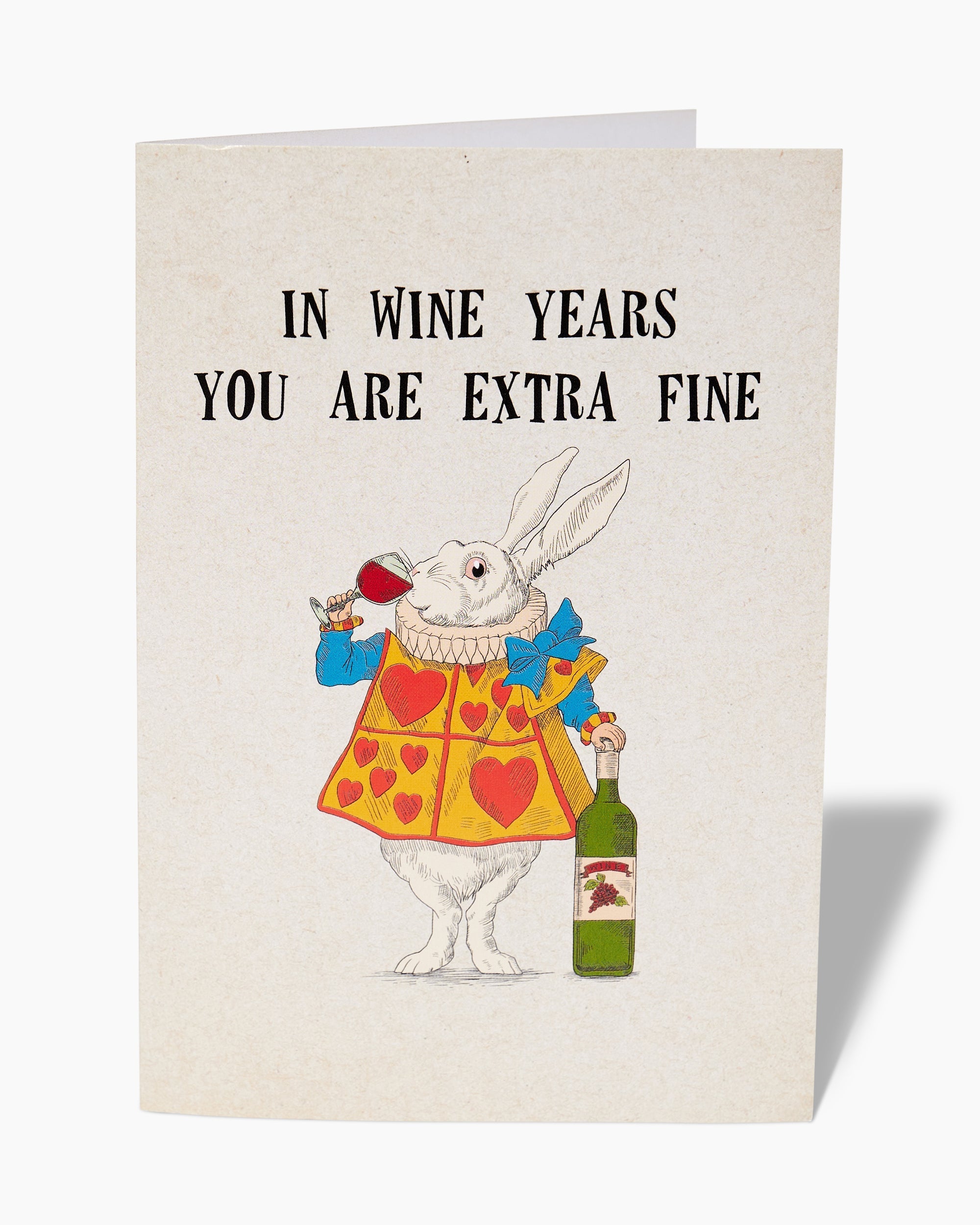 In Wine Years Greeting Card