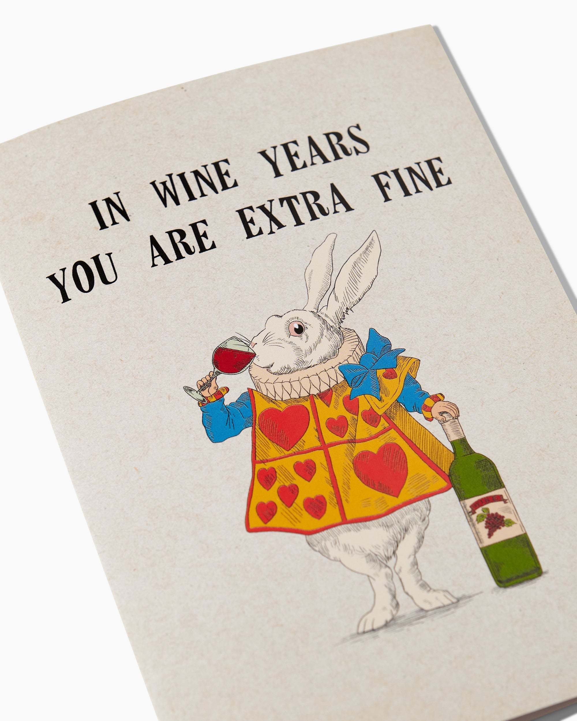 In Wine Years Greeting Card