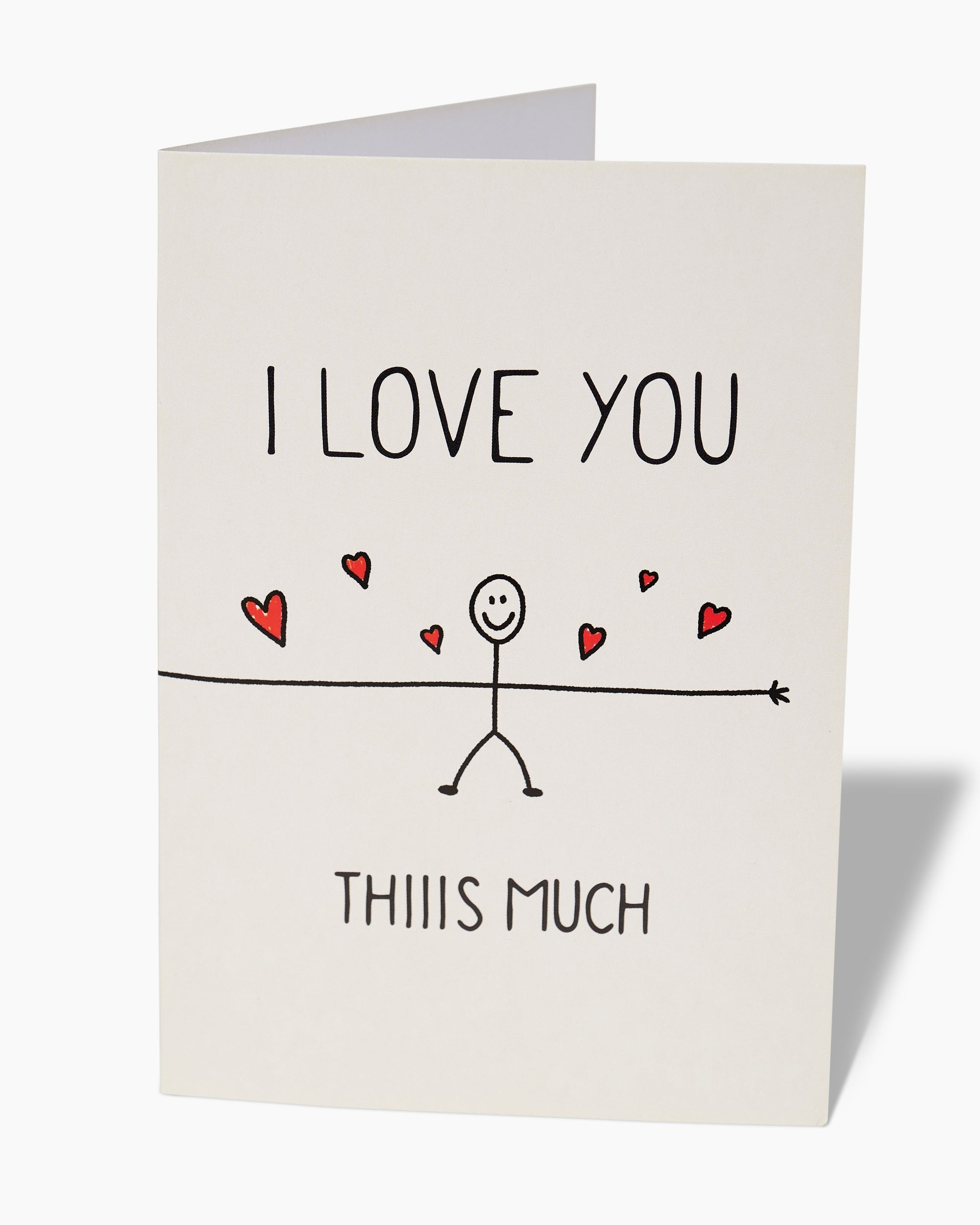 I Love You This Much Greeting Card