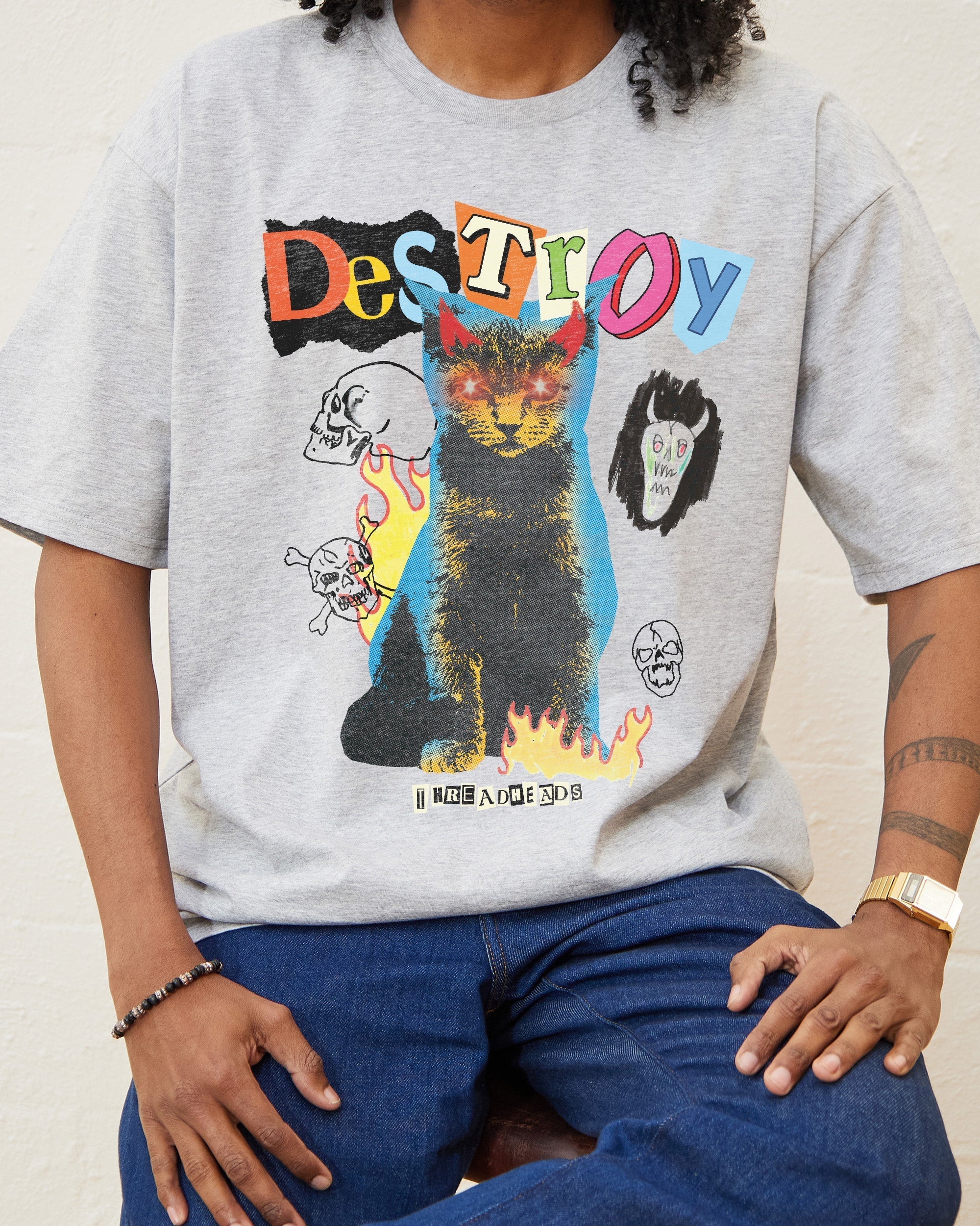 Destroy Cat T-Shirt