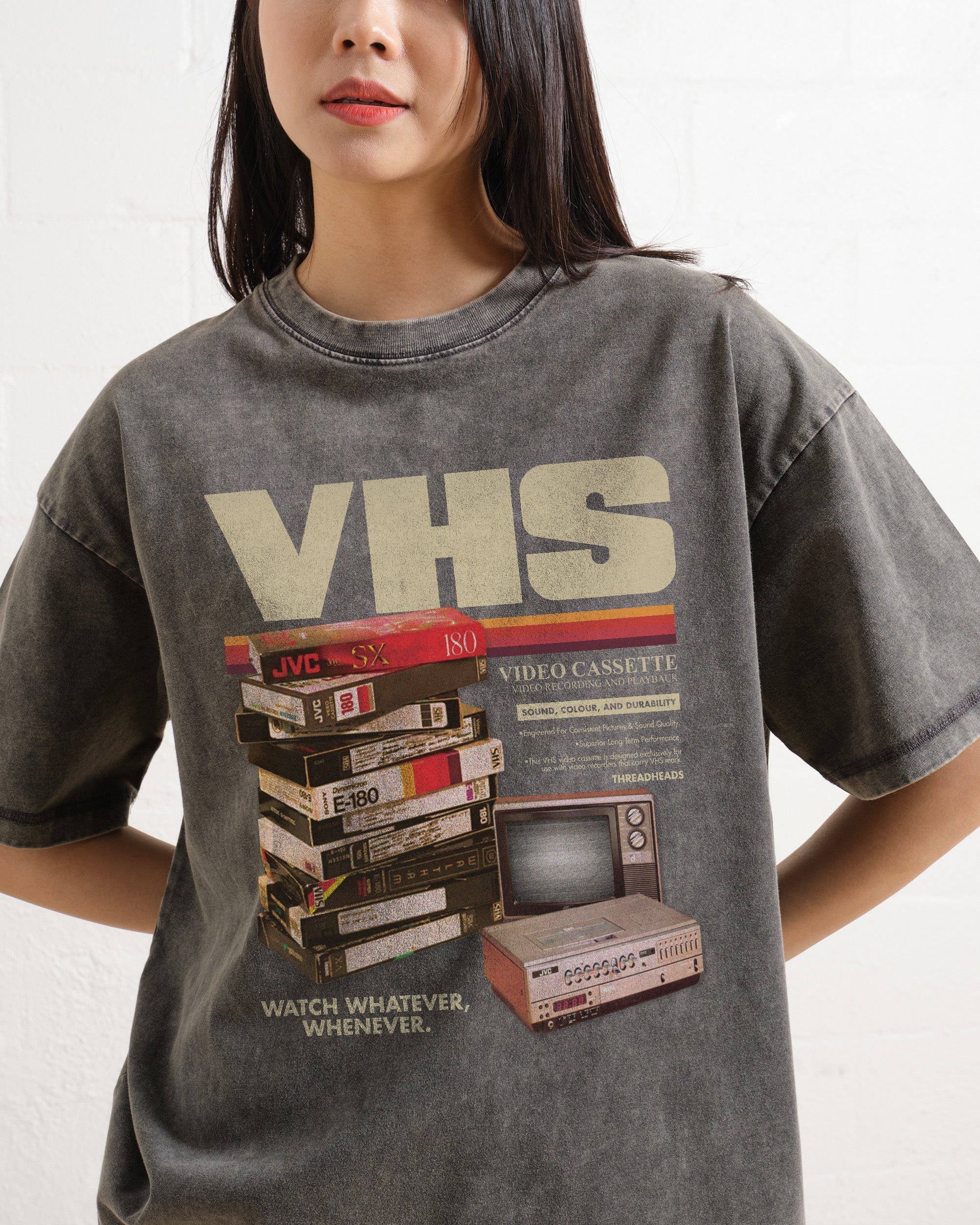 Vintage VHS Tapes Wash Tee