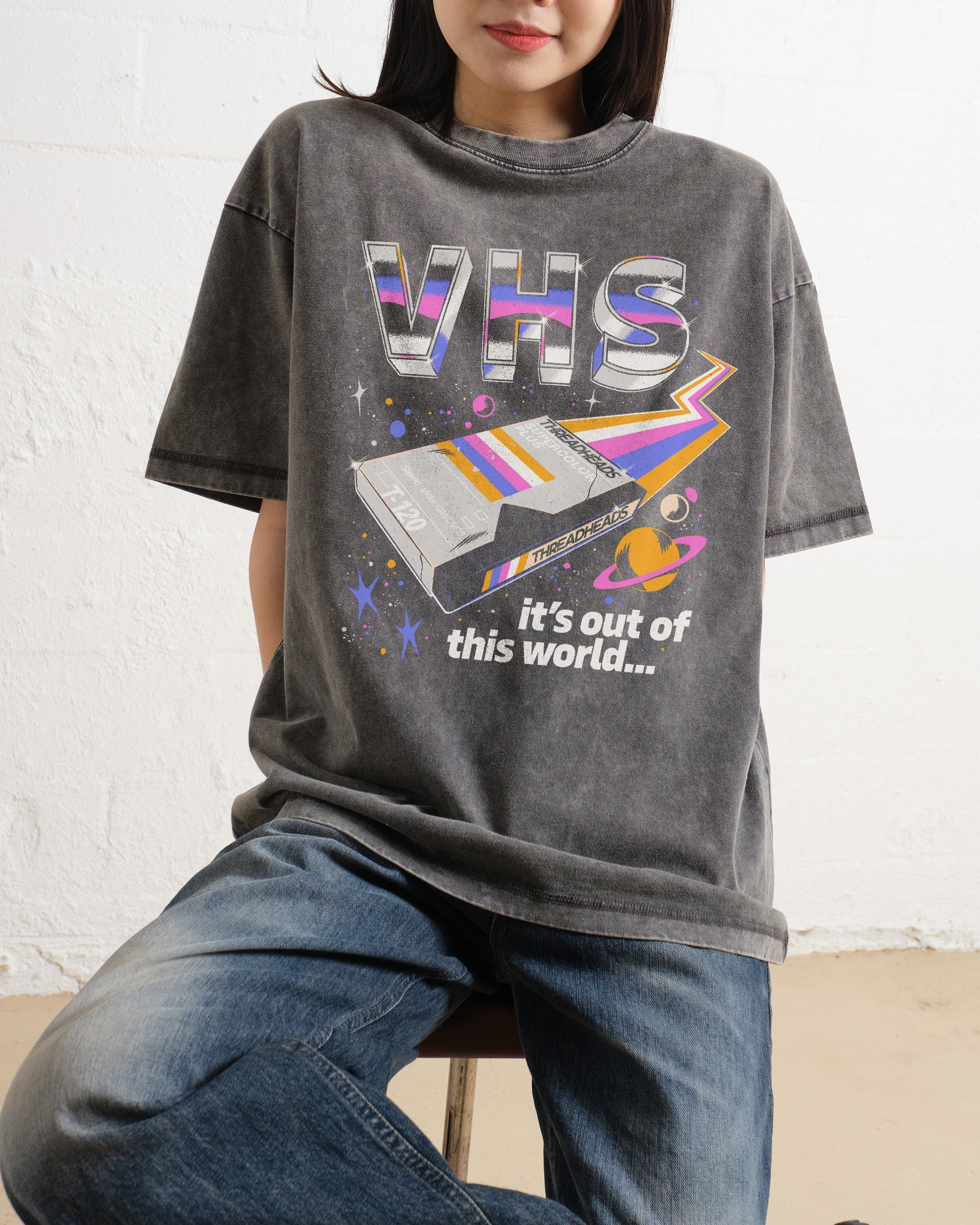 VHS Out of This World Wash Tee