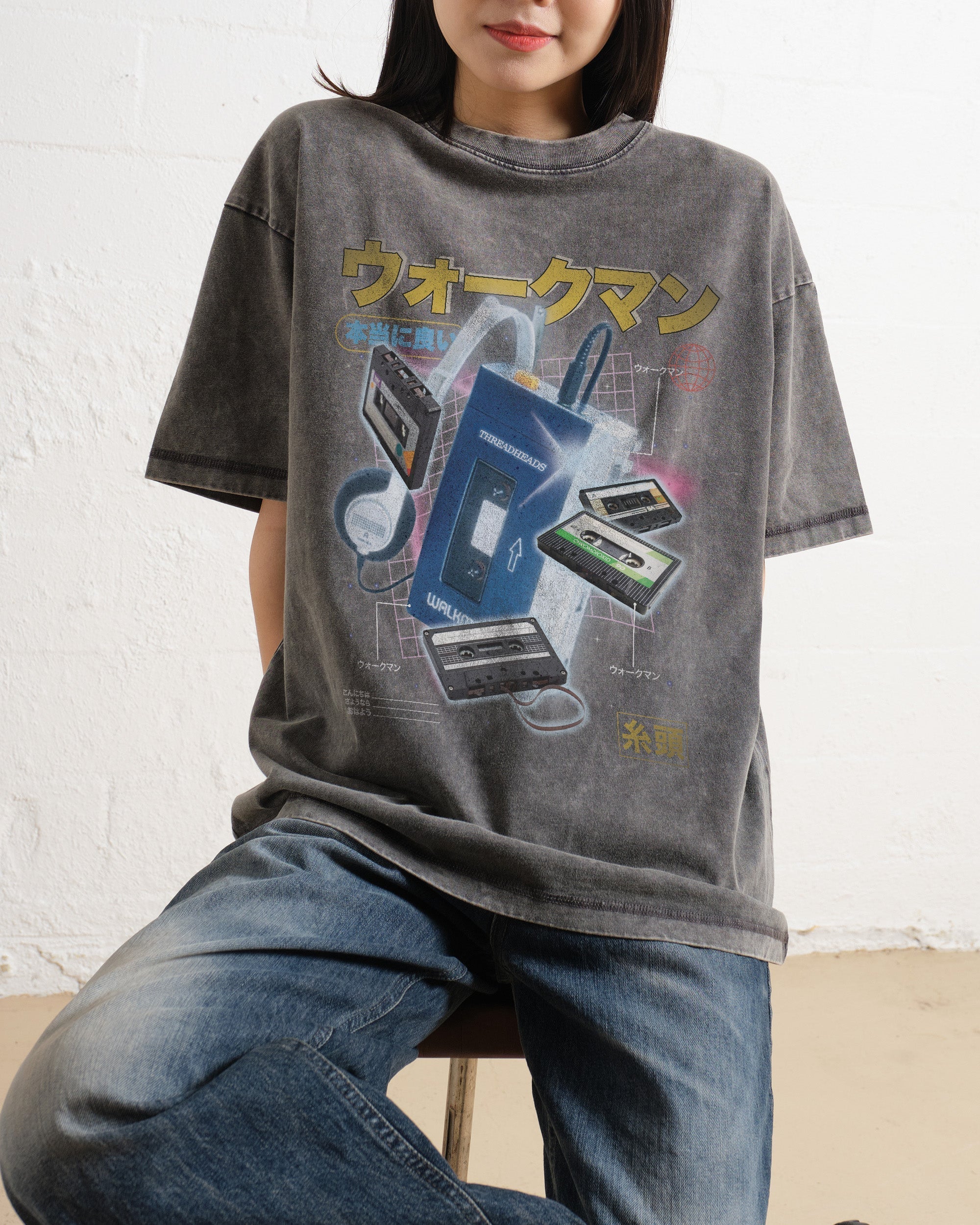 Japanese Walkman Wash Tee