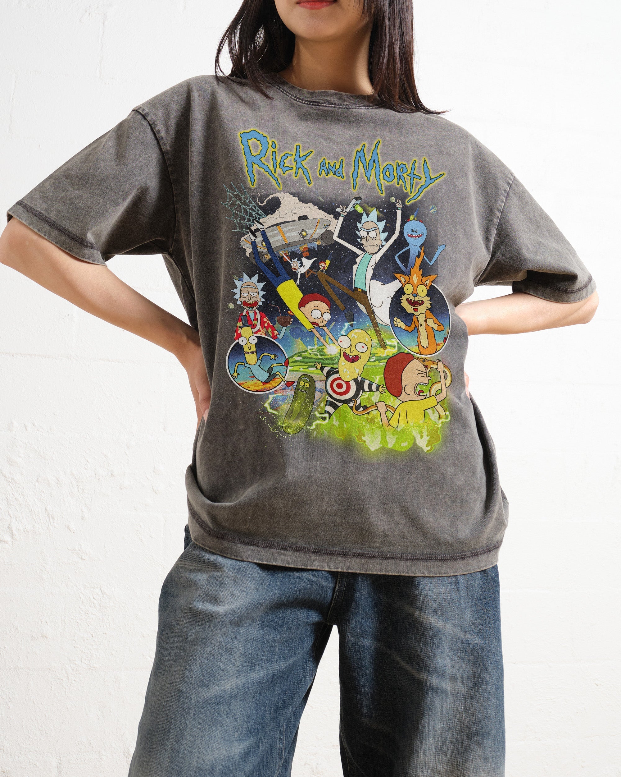 Rick and Morty Vintage Wash Tee