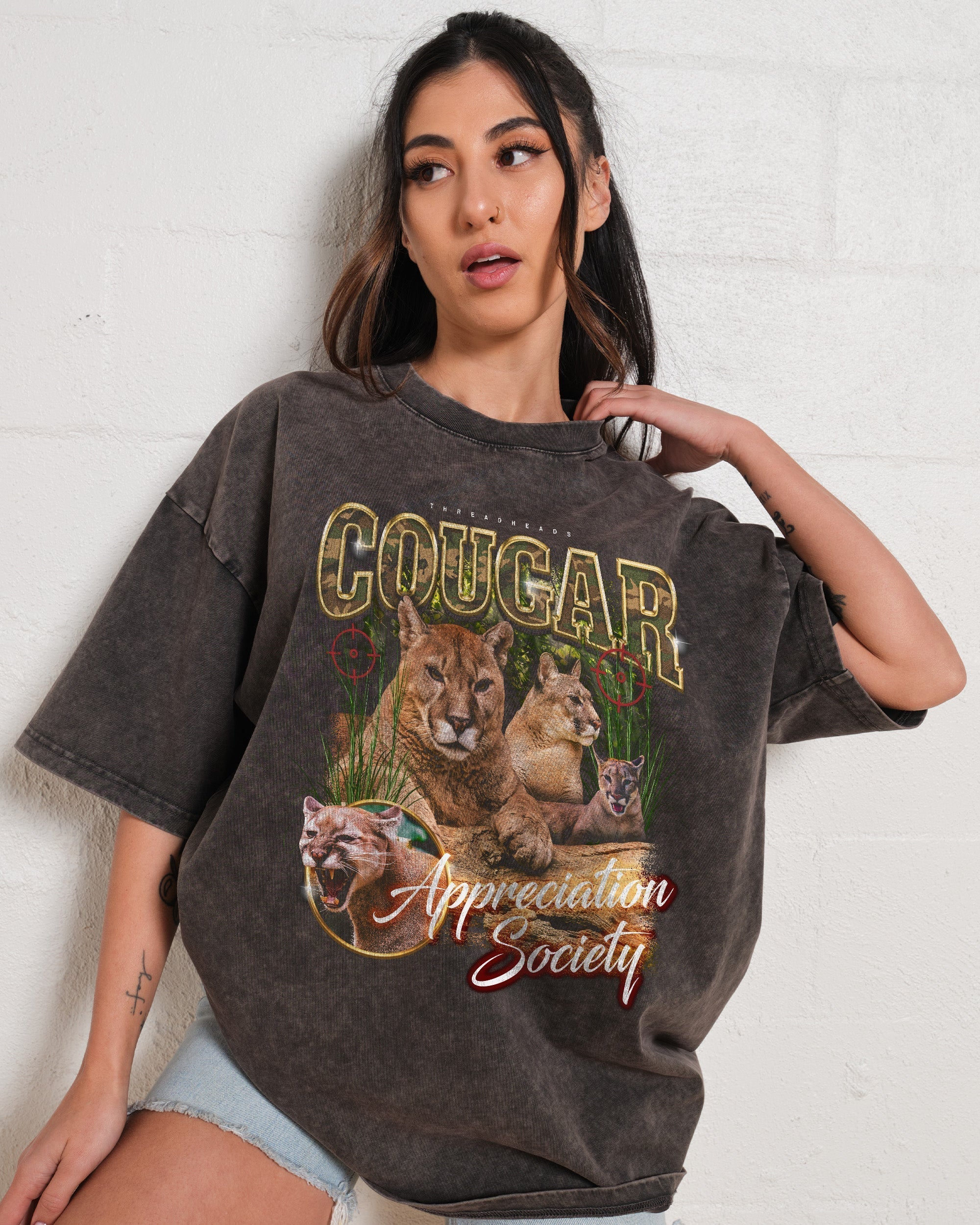 Cougar Appreciation Society Wash Tee