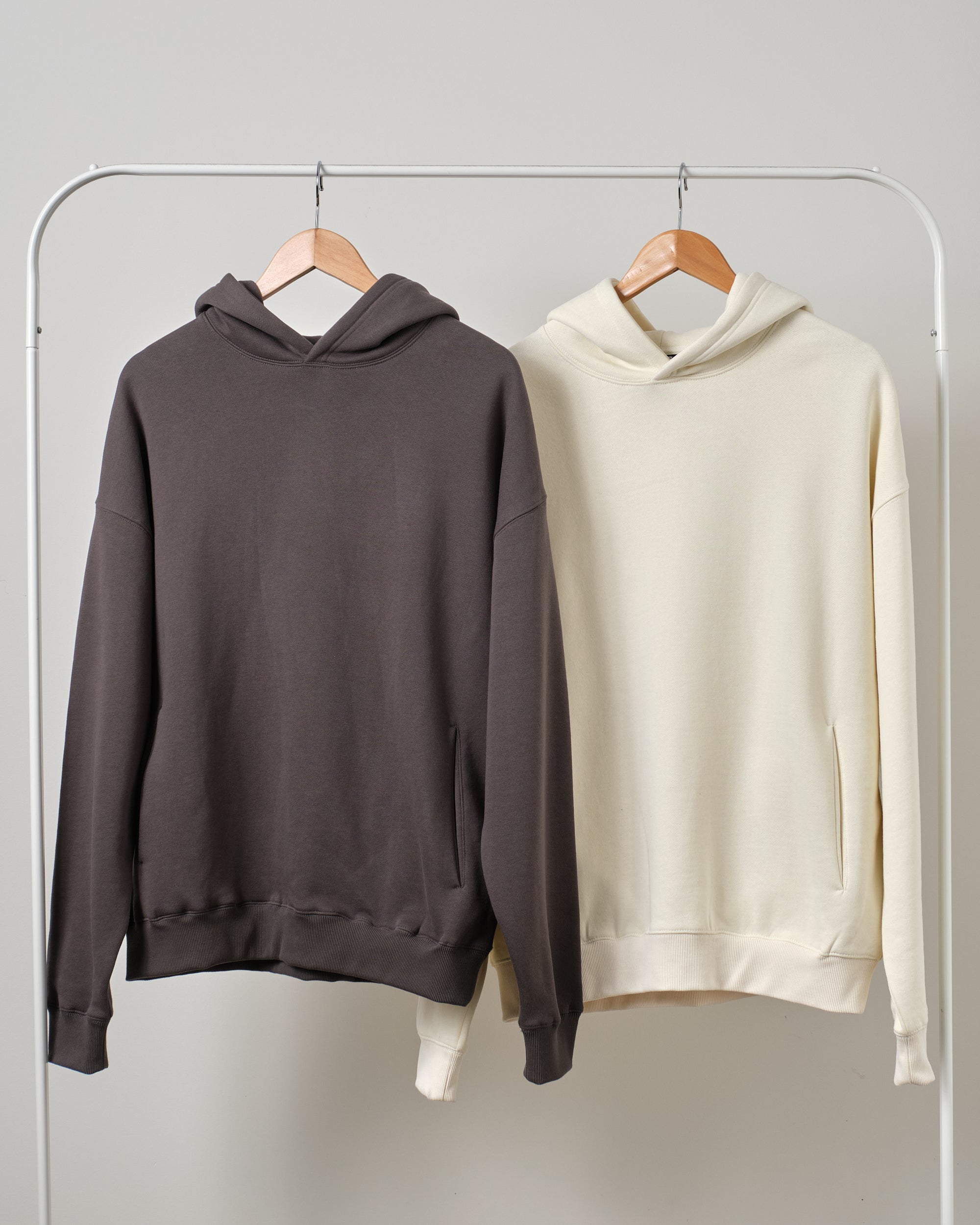 Hoodie 2 Pack: Charcoal, Natural