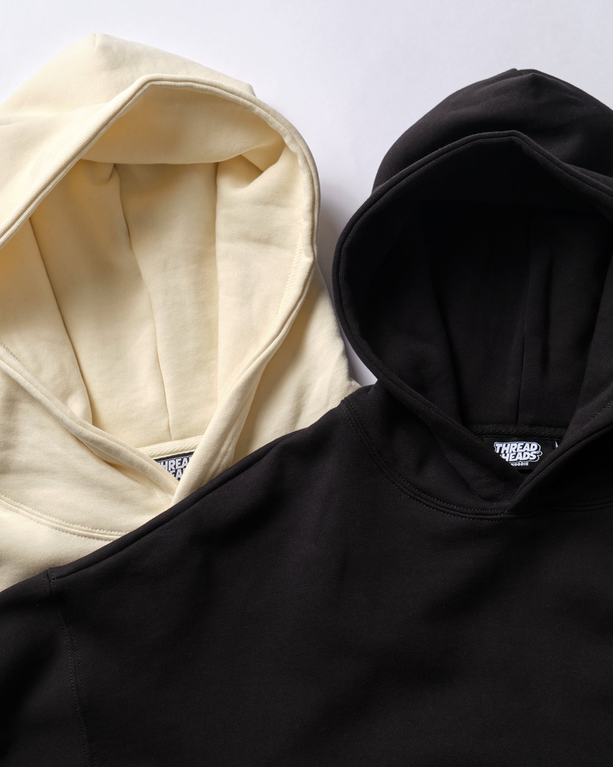 Hoodie 2 Pack: Black, Natural