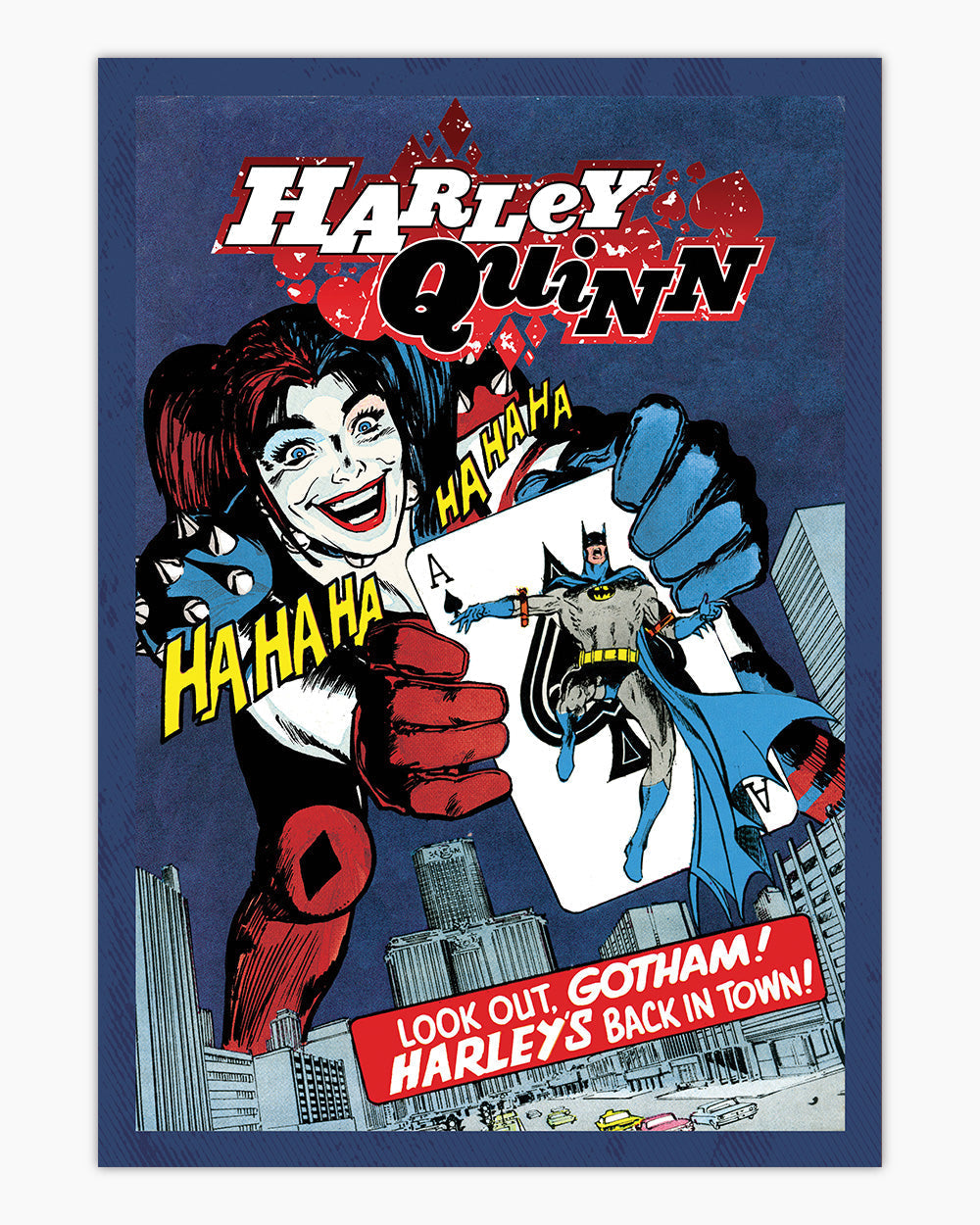 Harley Quinn's Back In Town Art Print