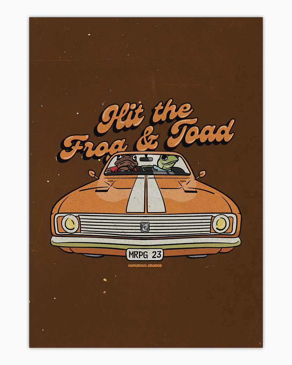 Hit the Frog and Toad Art Print