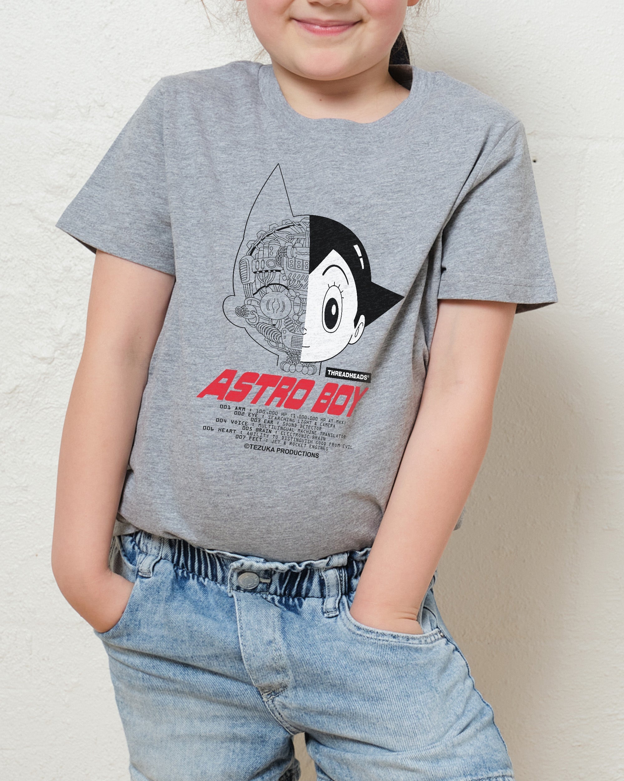 Astro Boy Head Data Kids T-Shirt