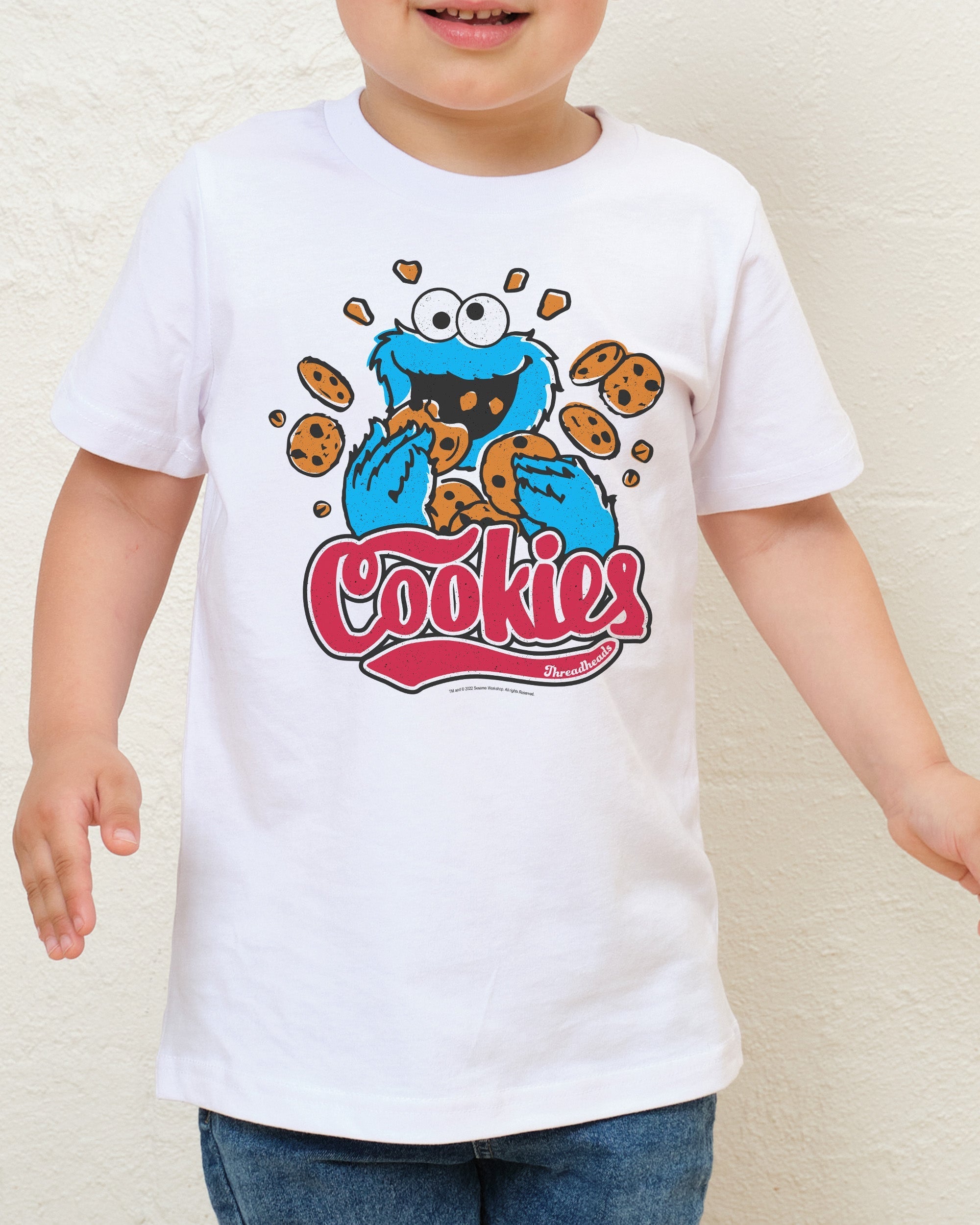 Cookie Monster Cookies Kids T-Shirt