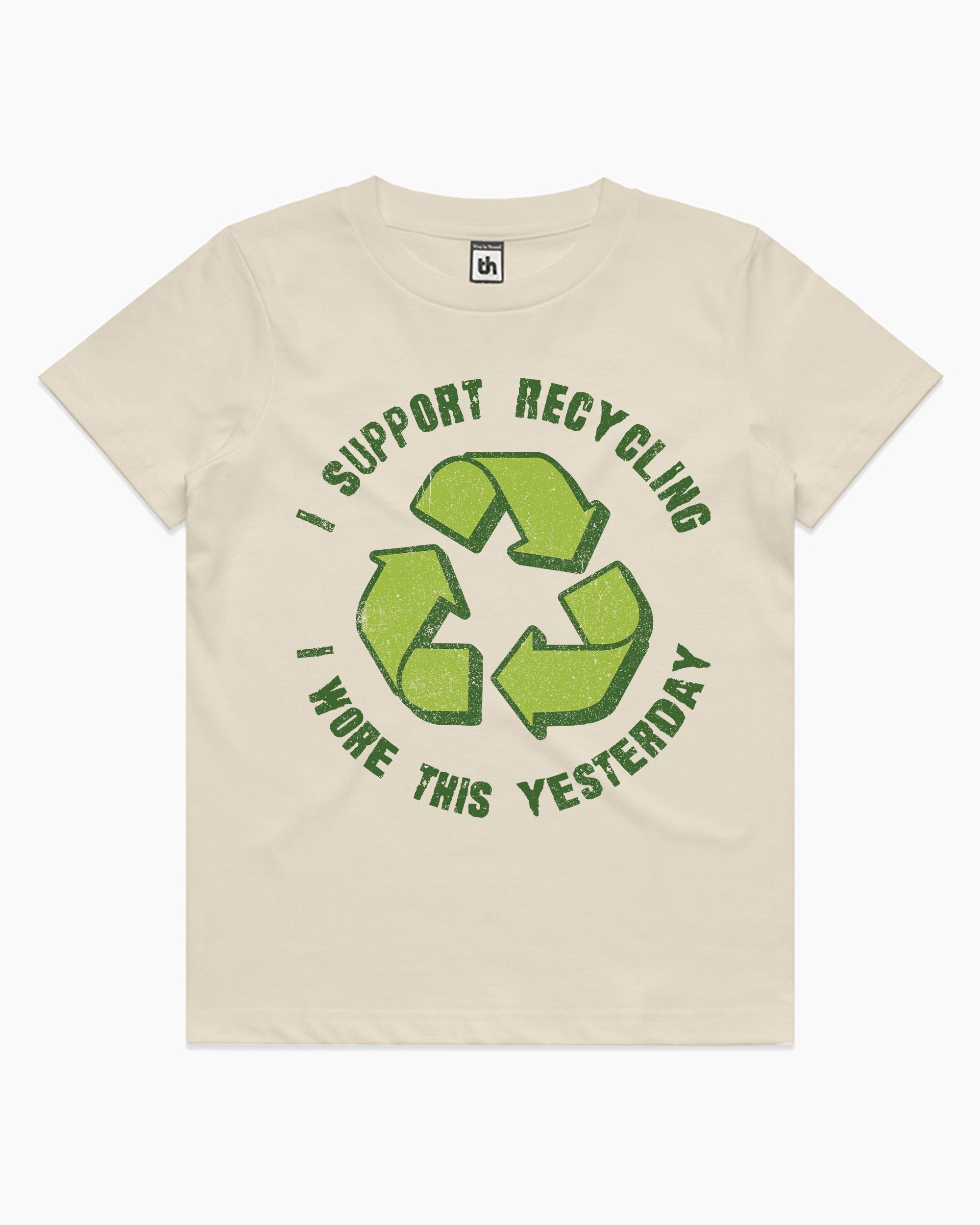 I Support Recycling Kids T-Shirt