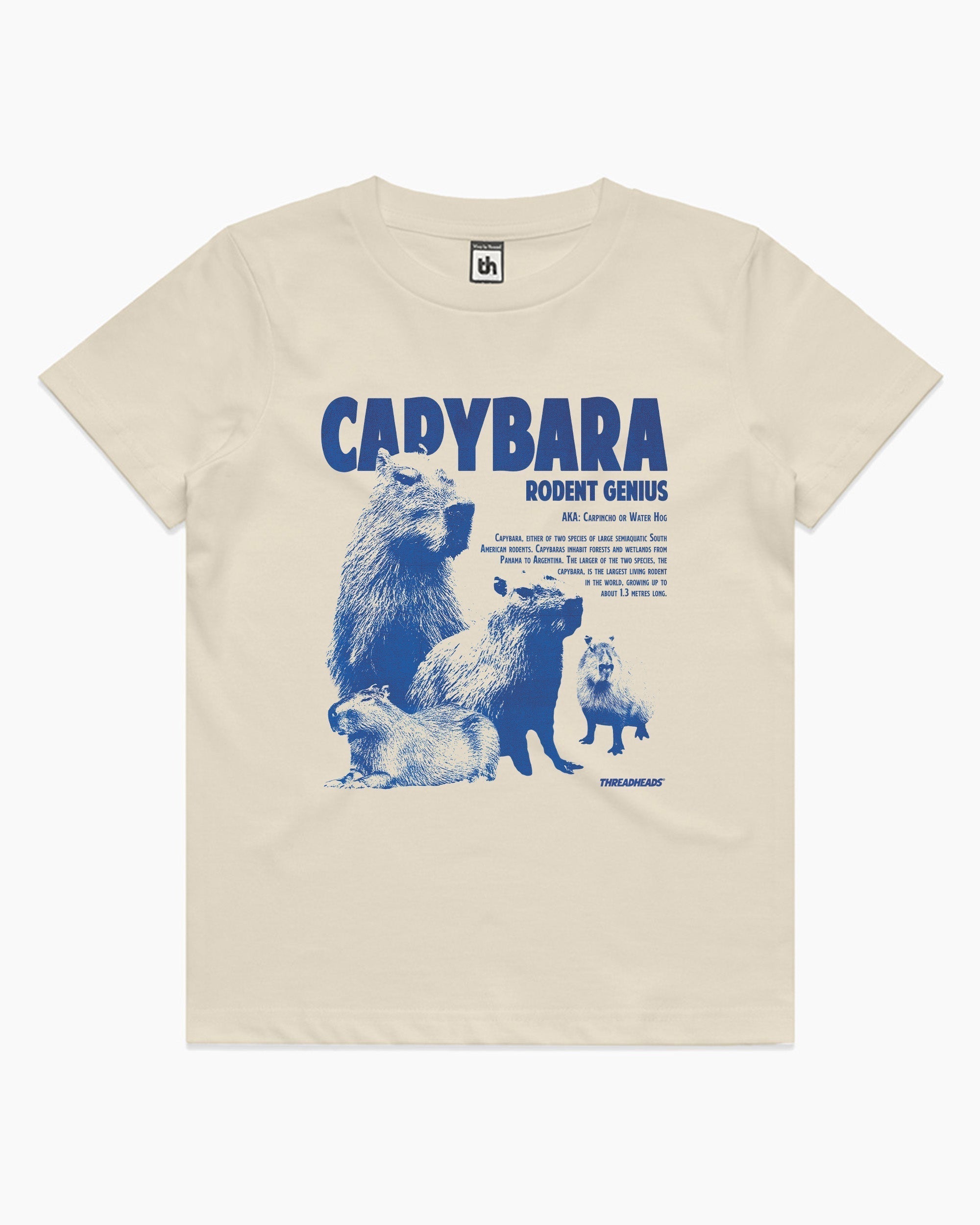 Capybara Rodent Genius Kids T-Shirt