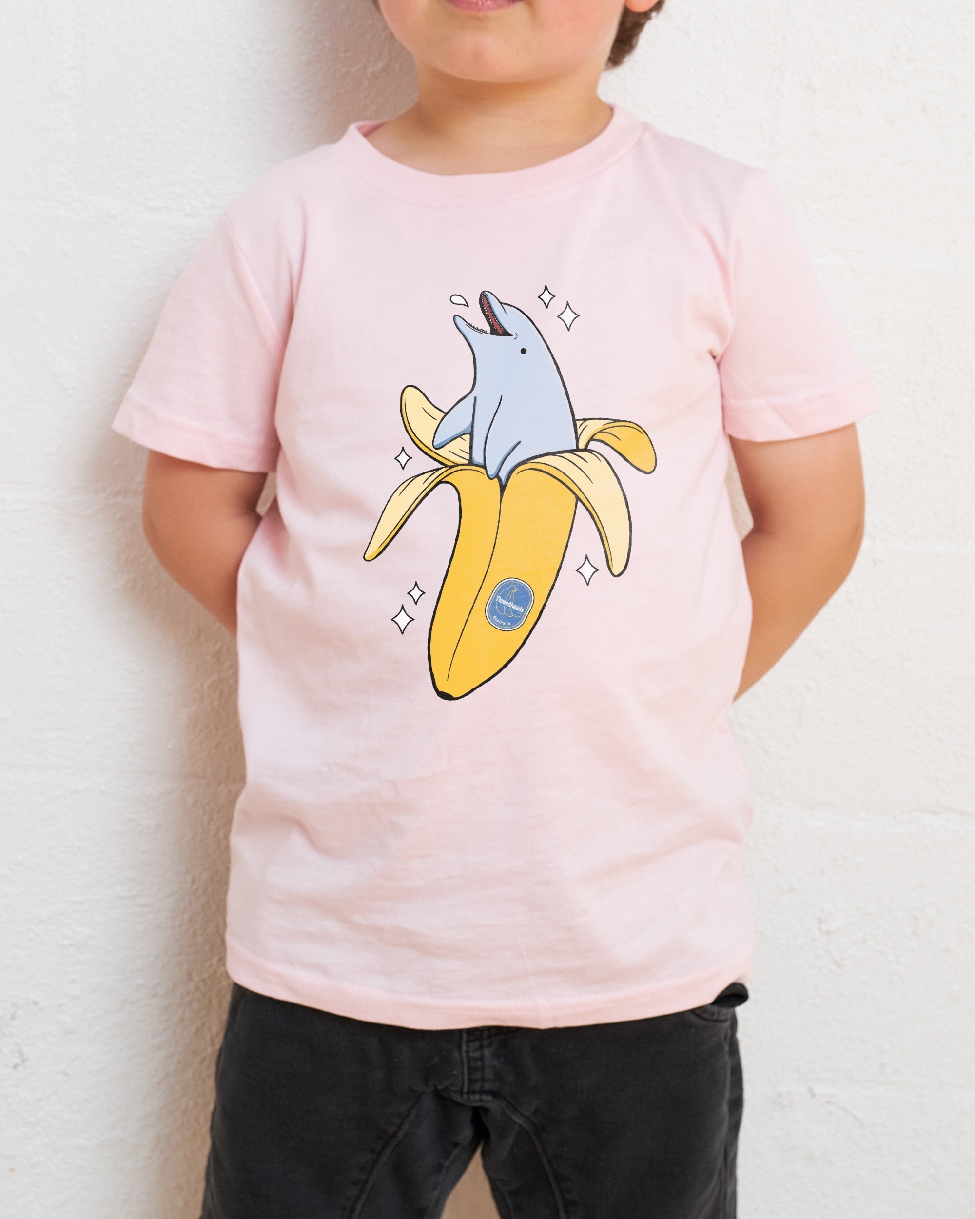 Banana Dolphin Kids T-Shirt