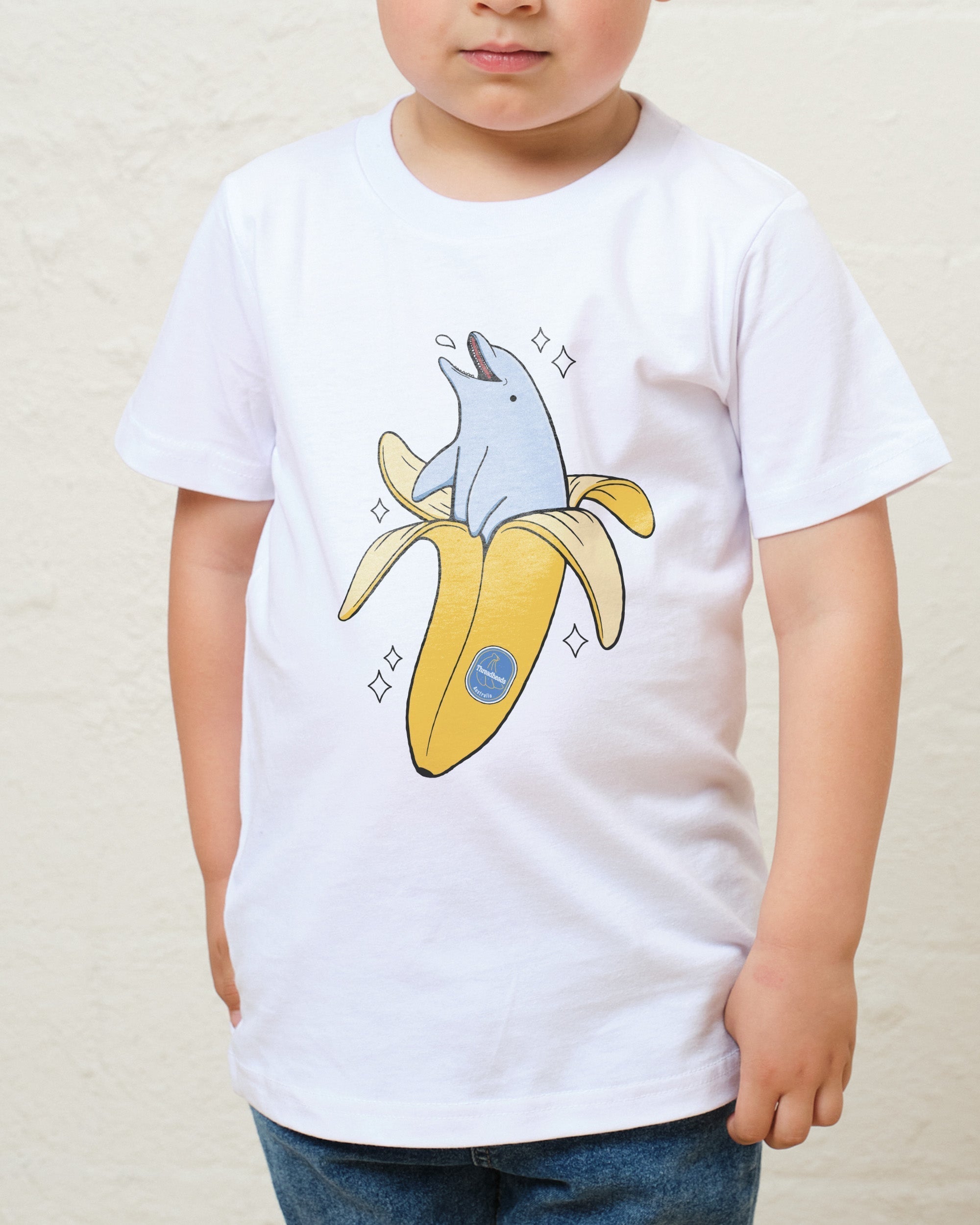 Banana Dolphin Kids T-Shirt