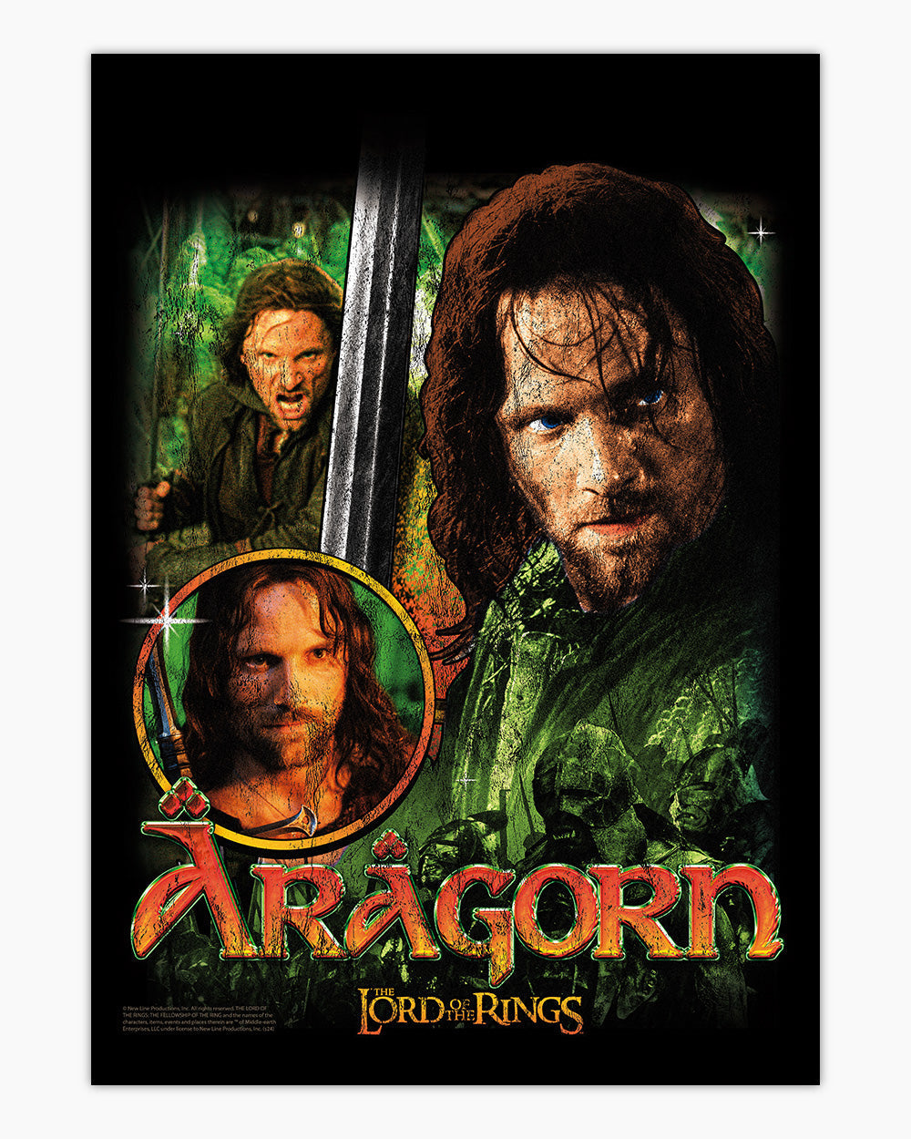 Vintage Aragorn Art Print