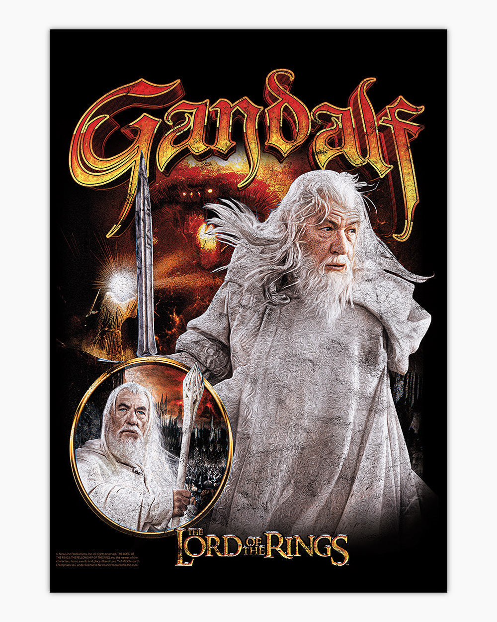 Gandalf the White Art Print