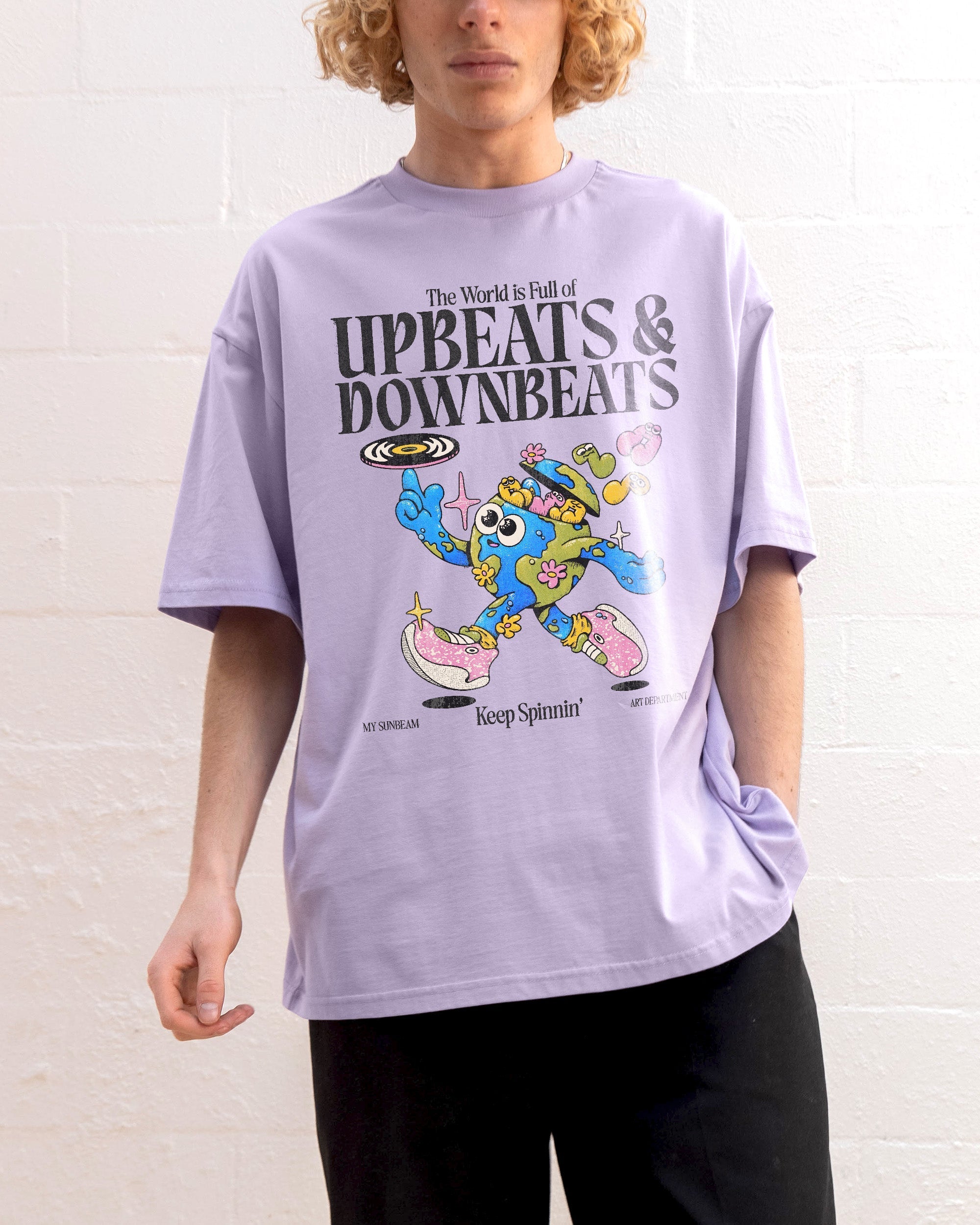 Upbeats & Downbeats Oversized Tee