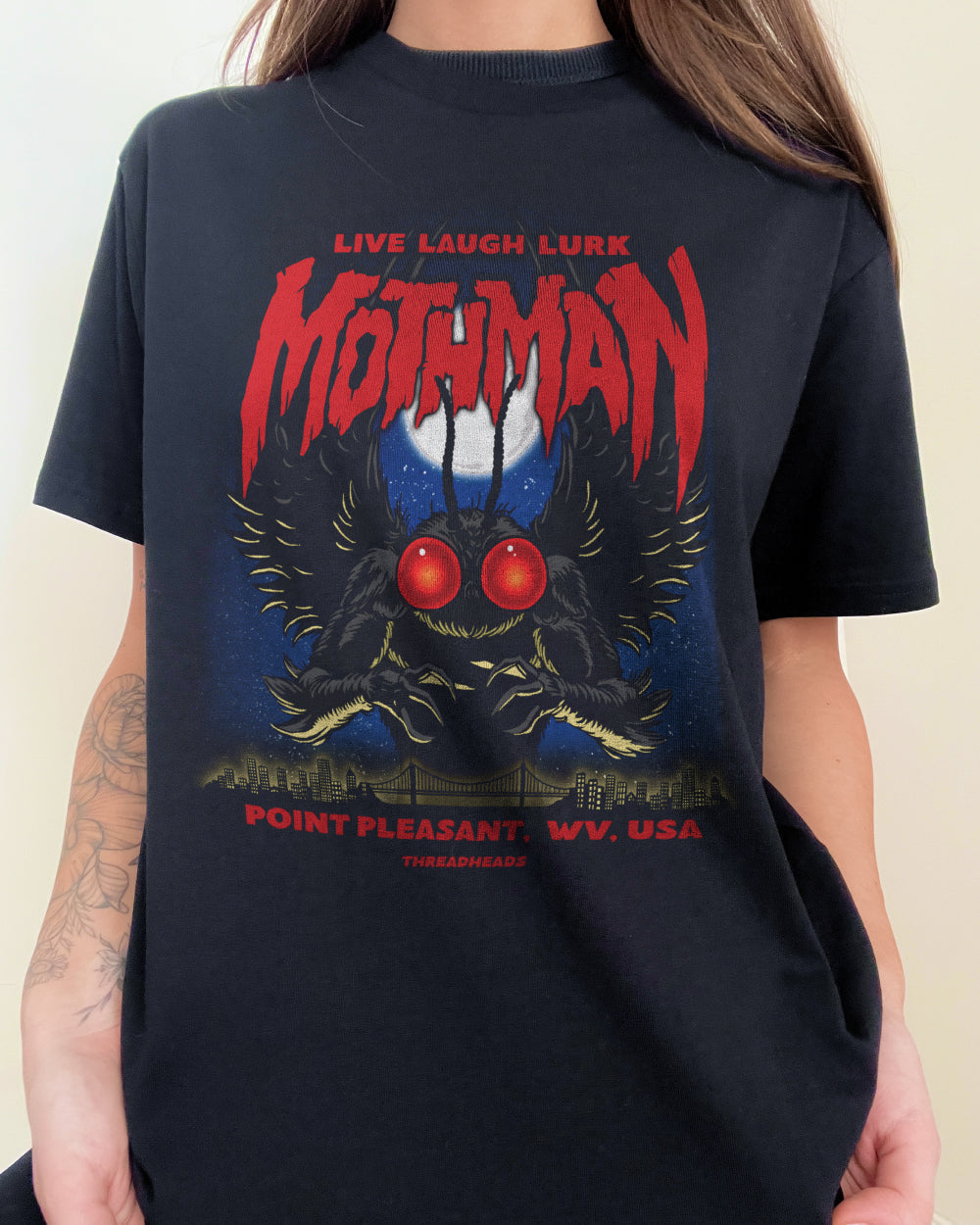 Mothman - Live Laugh Lurk T-Shirt