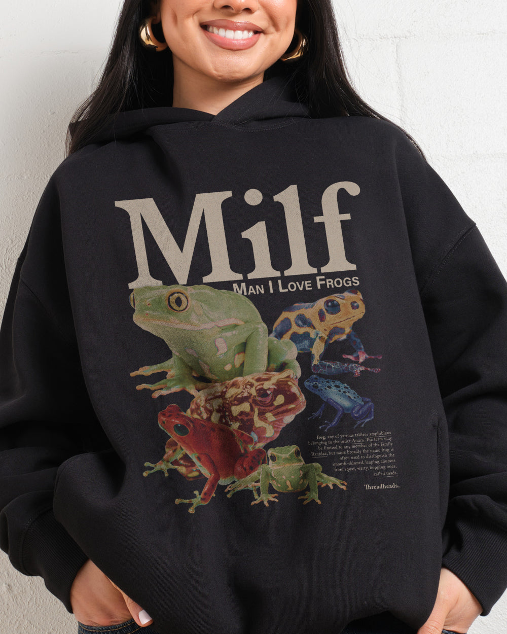 Man I Love Frogs Hoodie