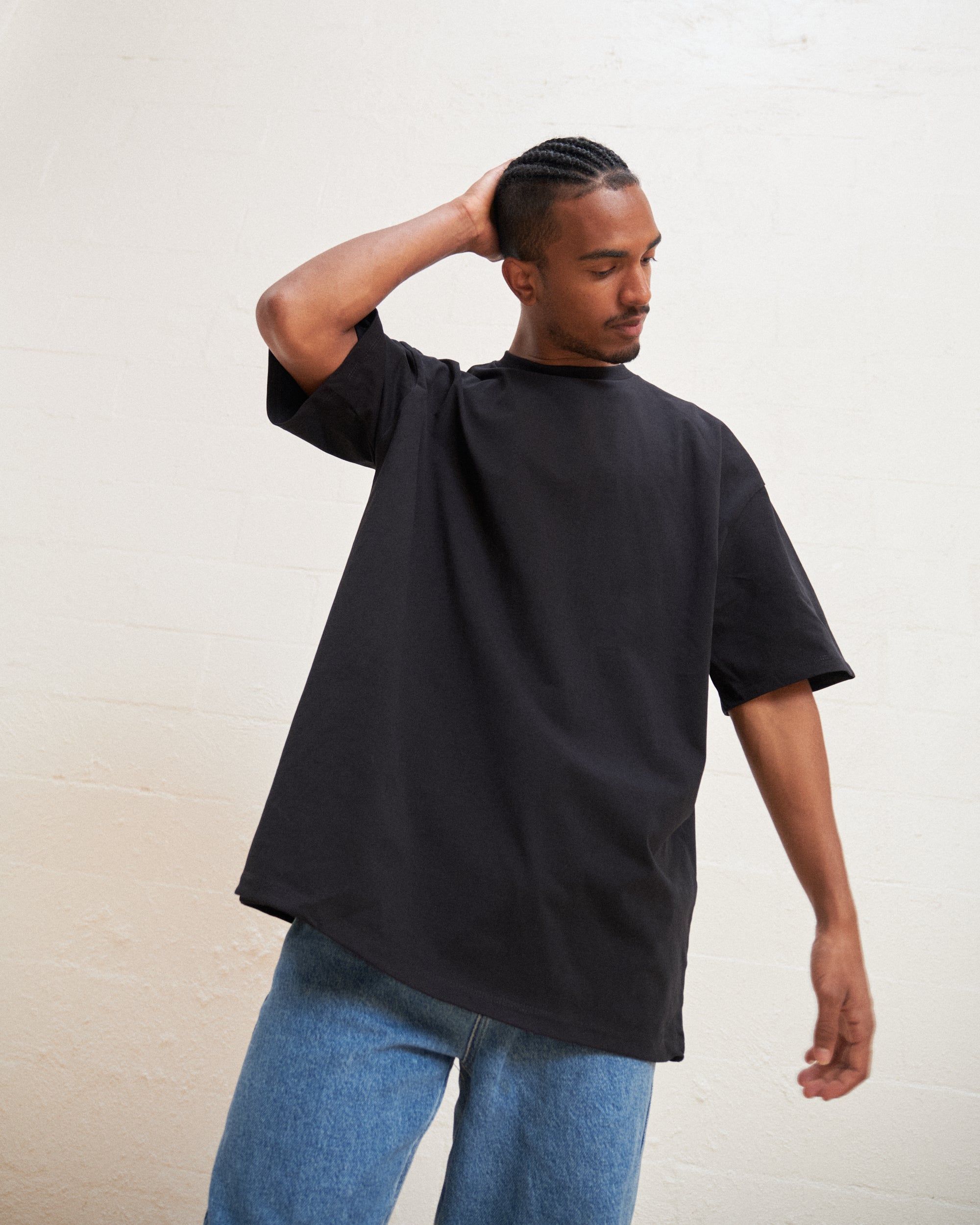 Oversized Tee 2-Pack: Black