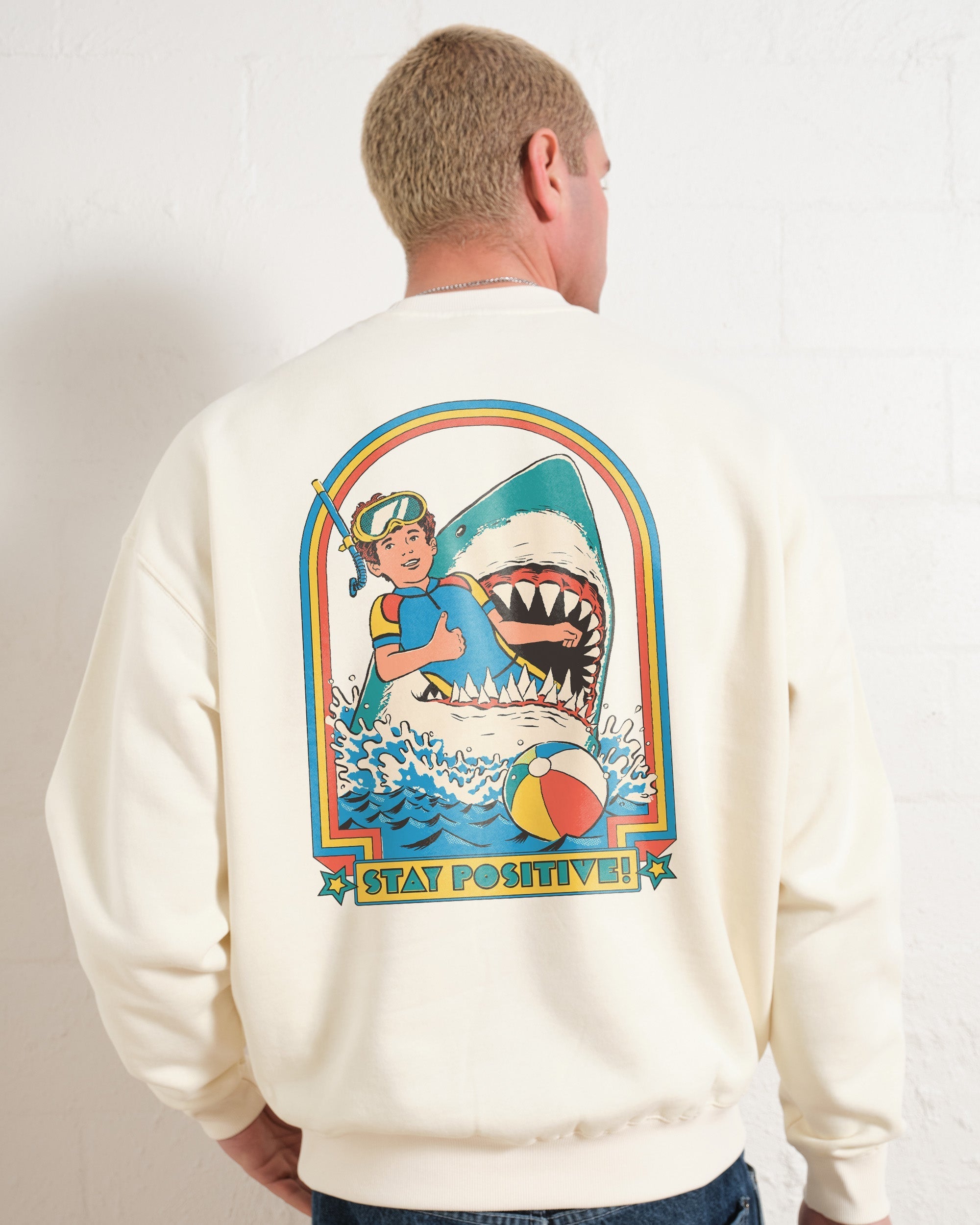 Stay Positive Front and Back Sweatshirt