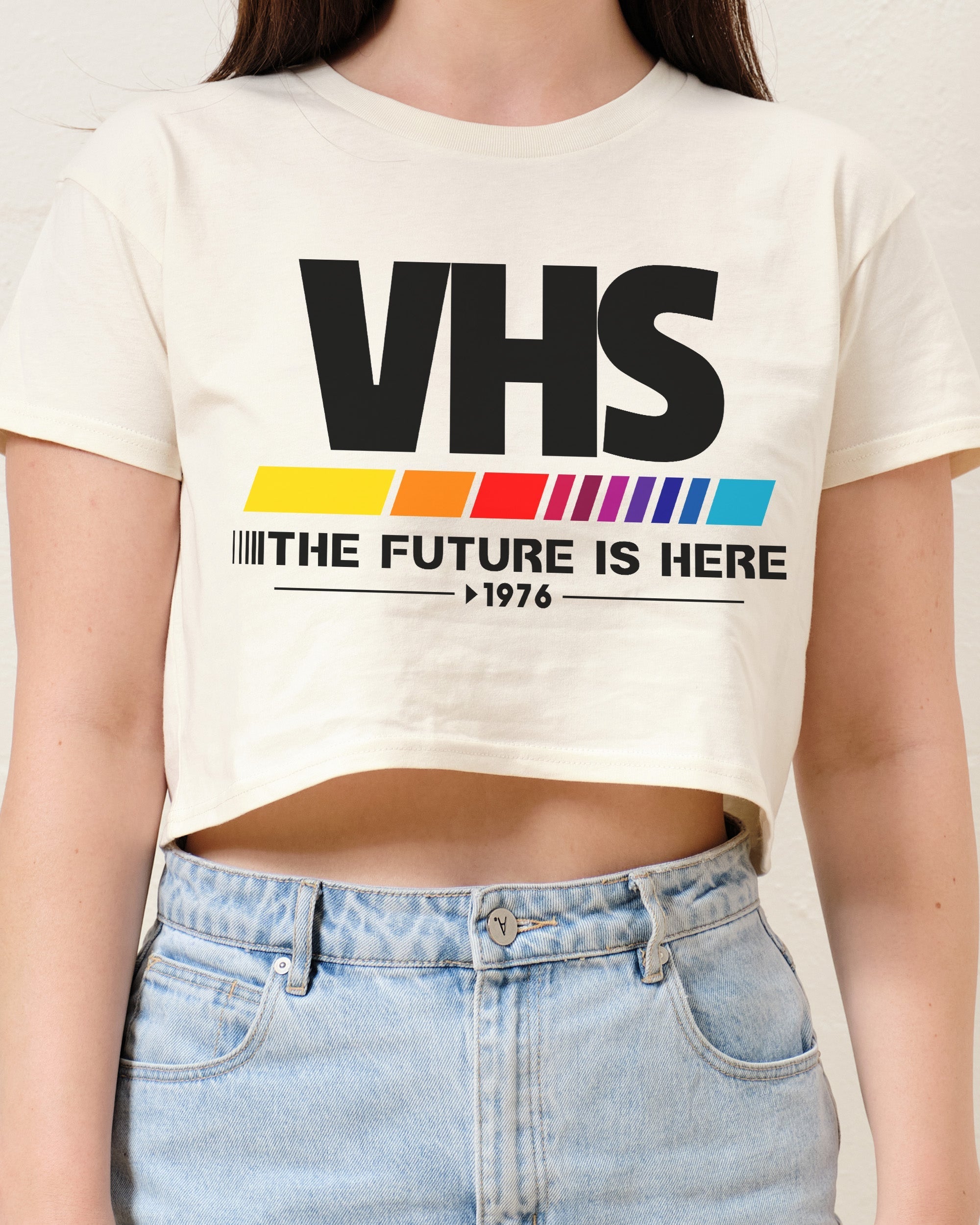 VHS - The Future is Now Crop Tee