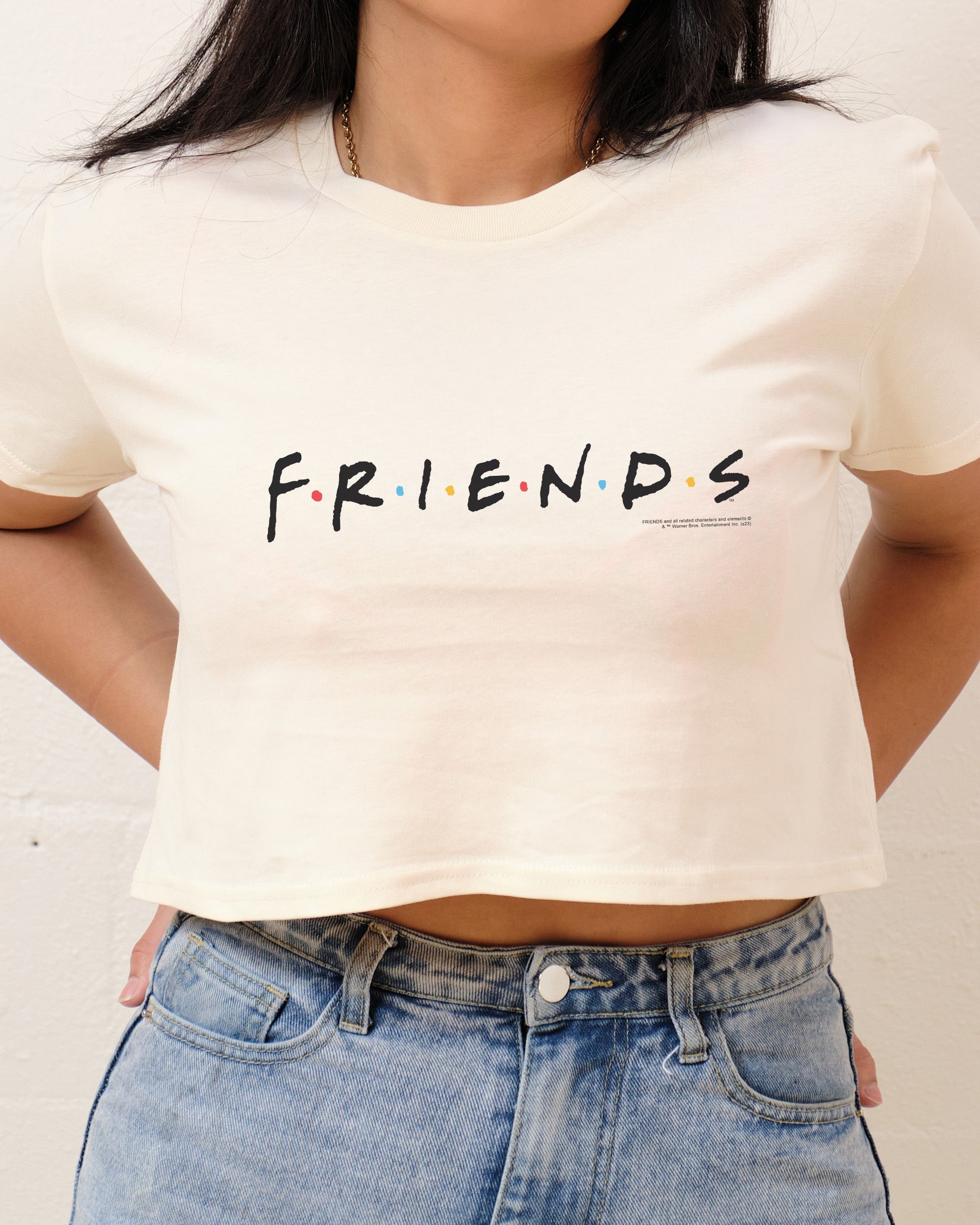 Friends Logo Crop Tee