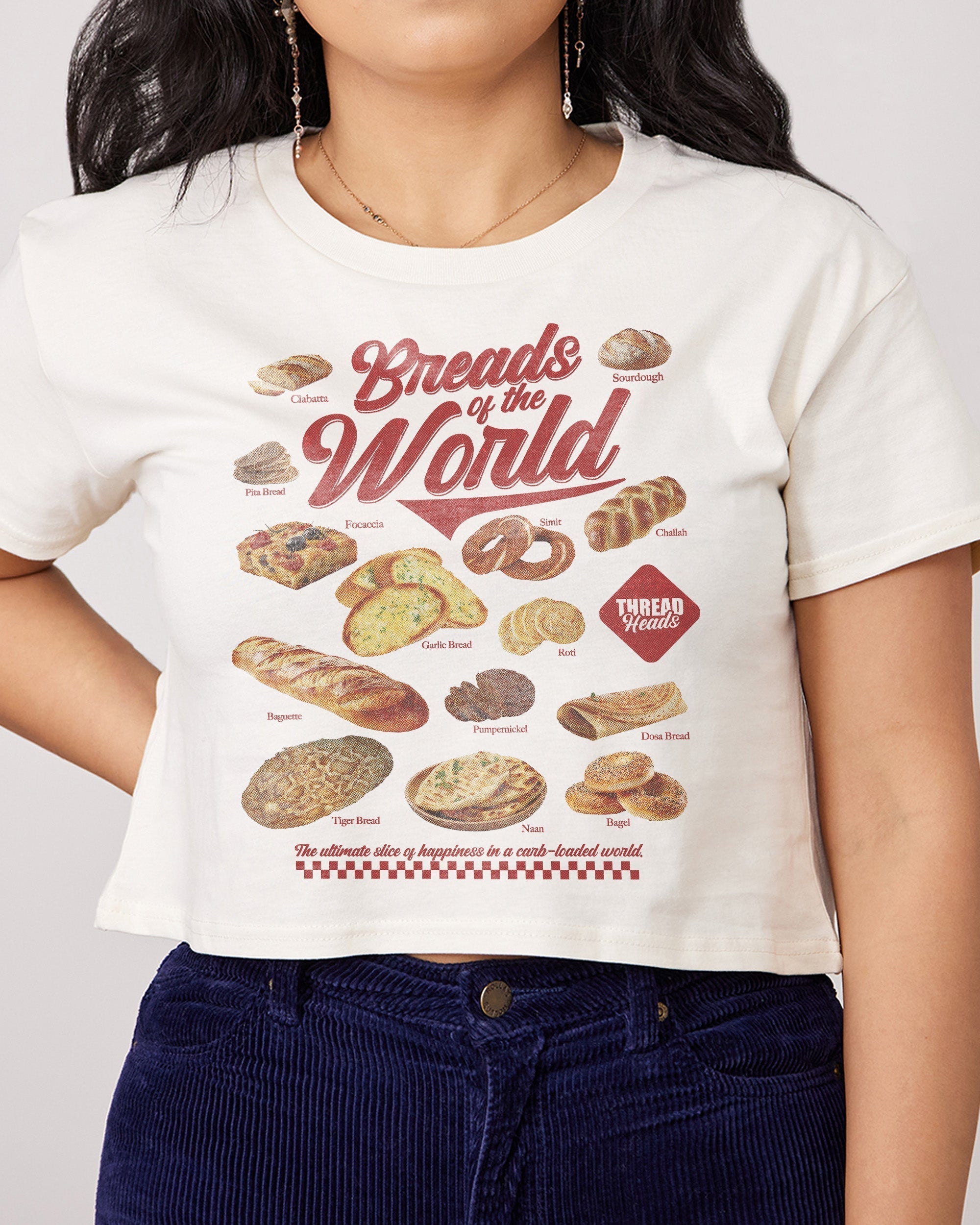 Breads of the World Crop Tee