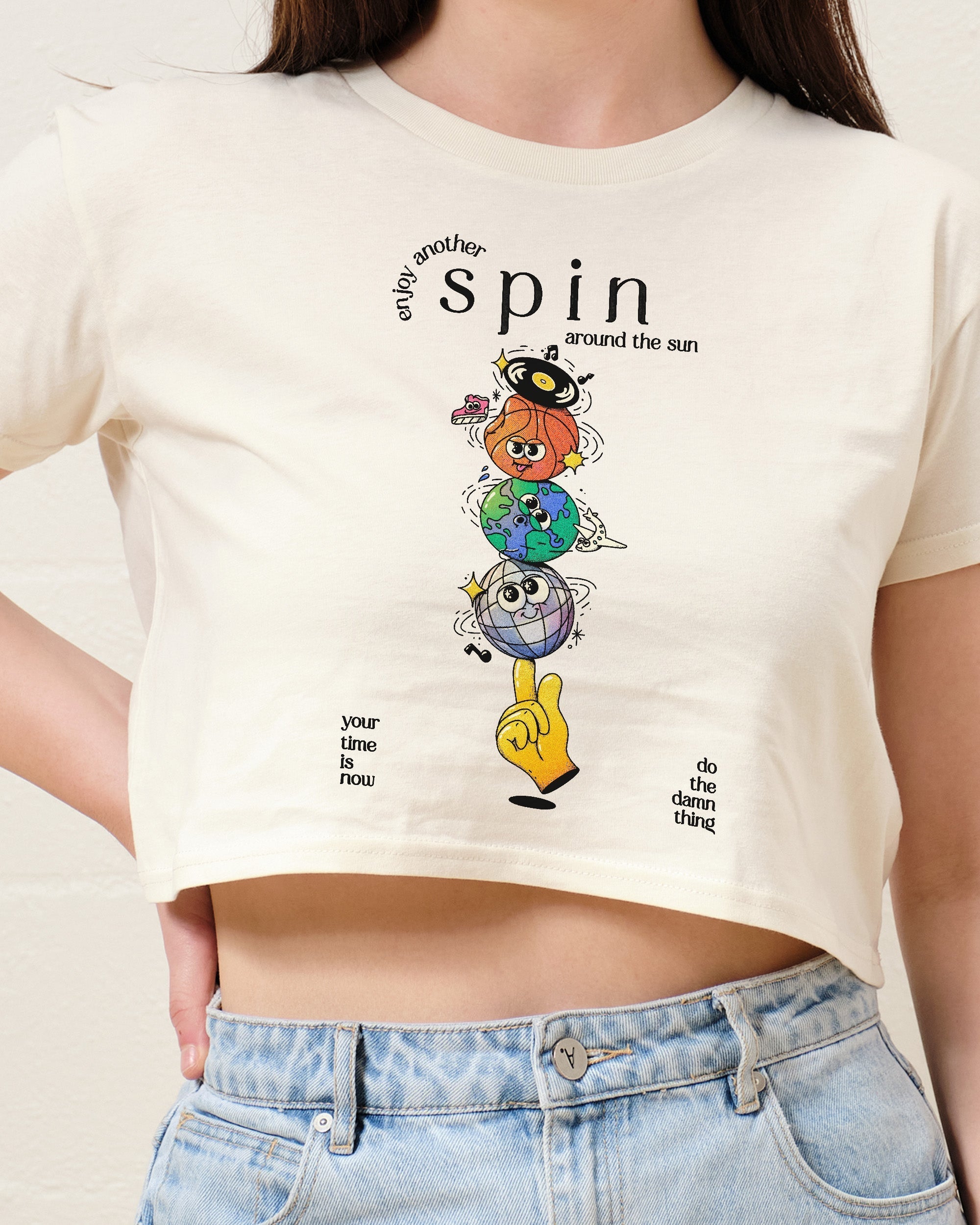 Spin Crop Tee