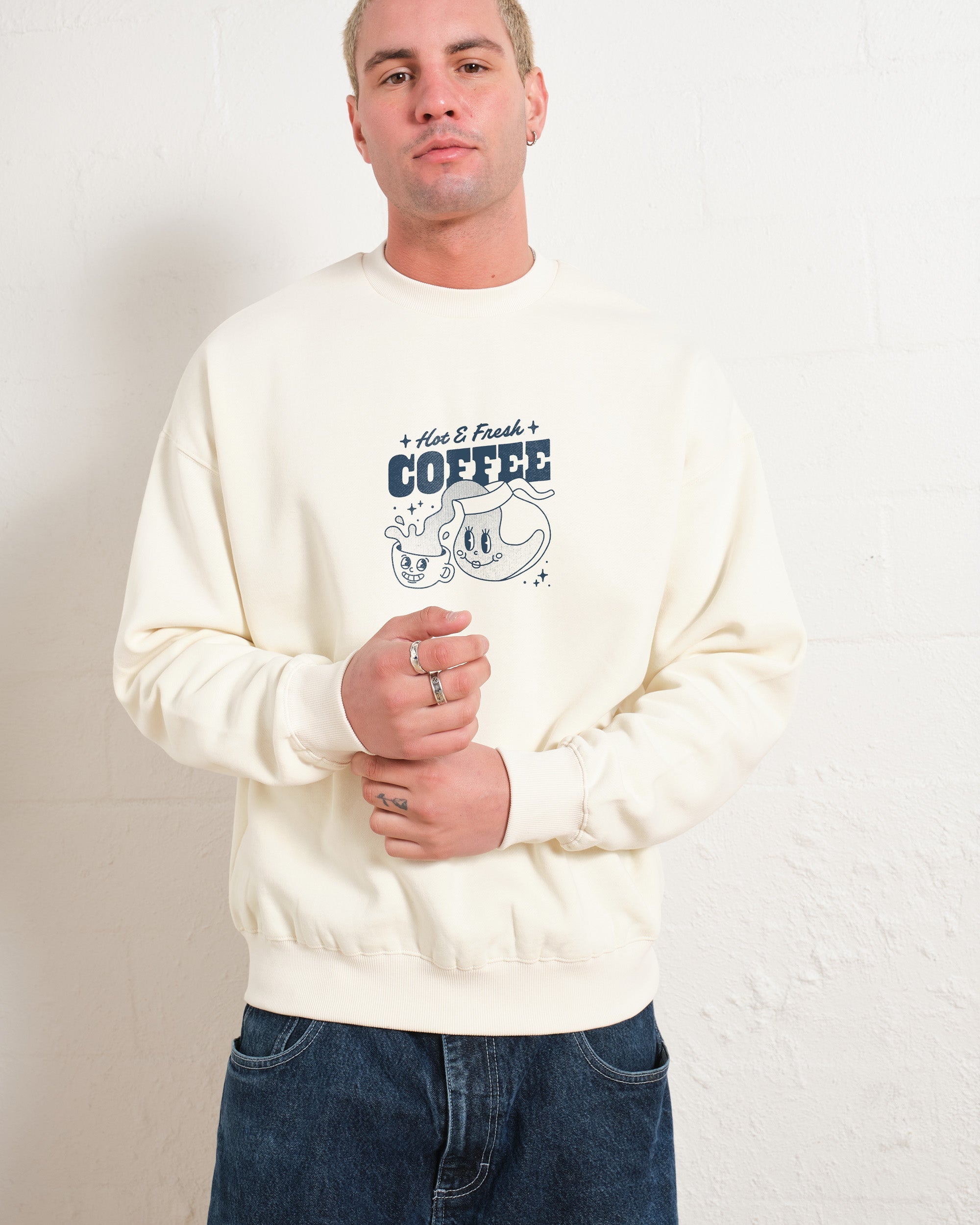 Hot & Fresh Coffee Sweatshirt