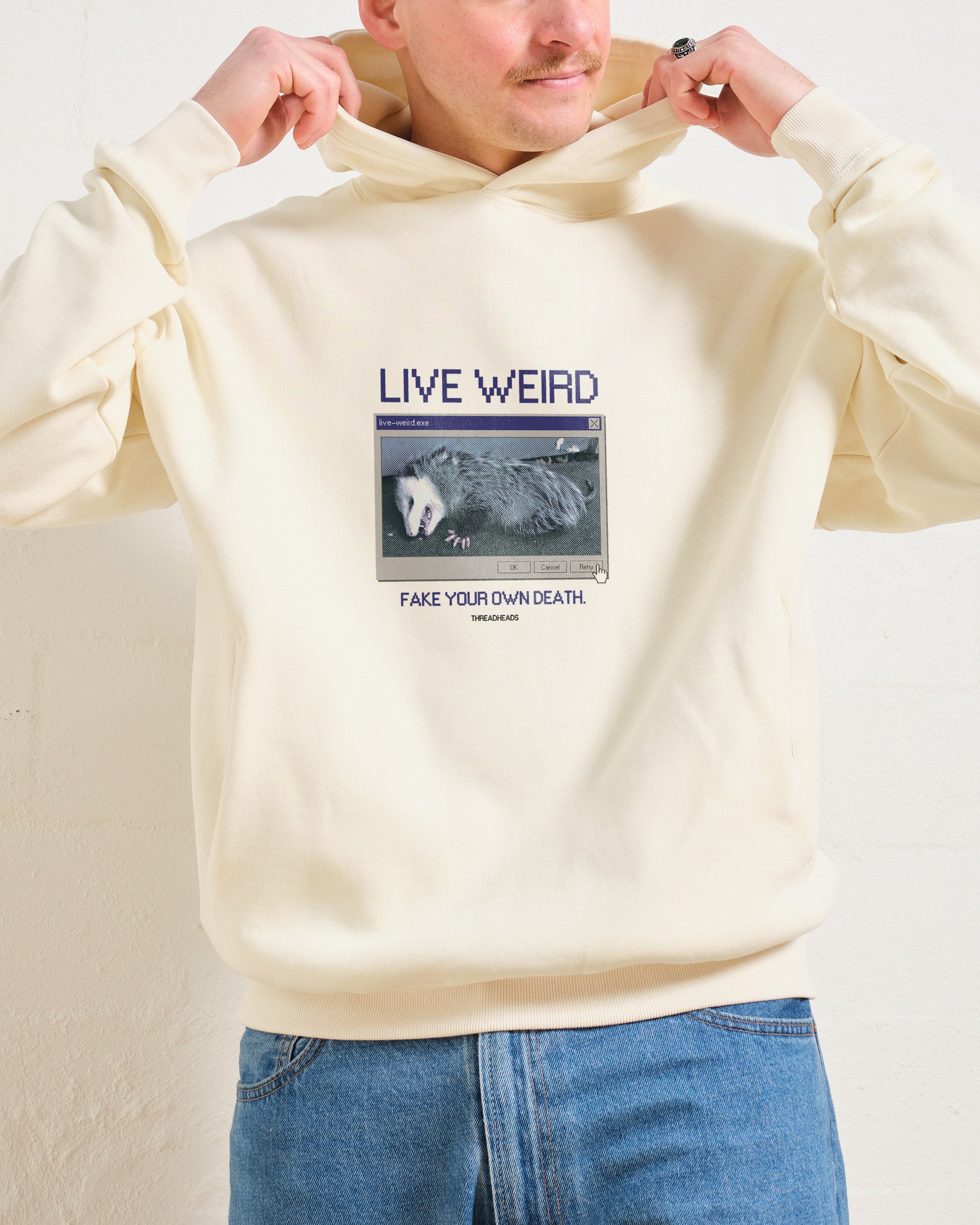 Live Weird, Fake Your Own Death Hoodie