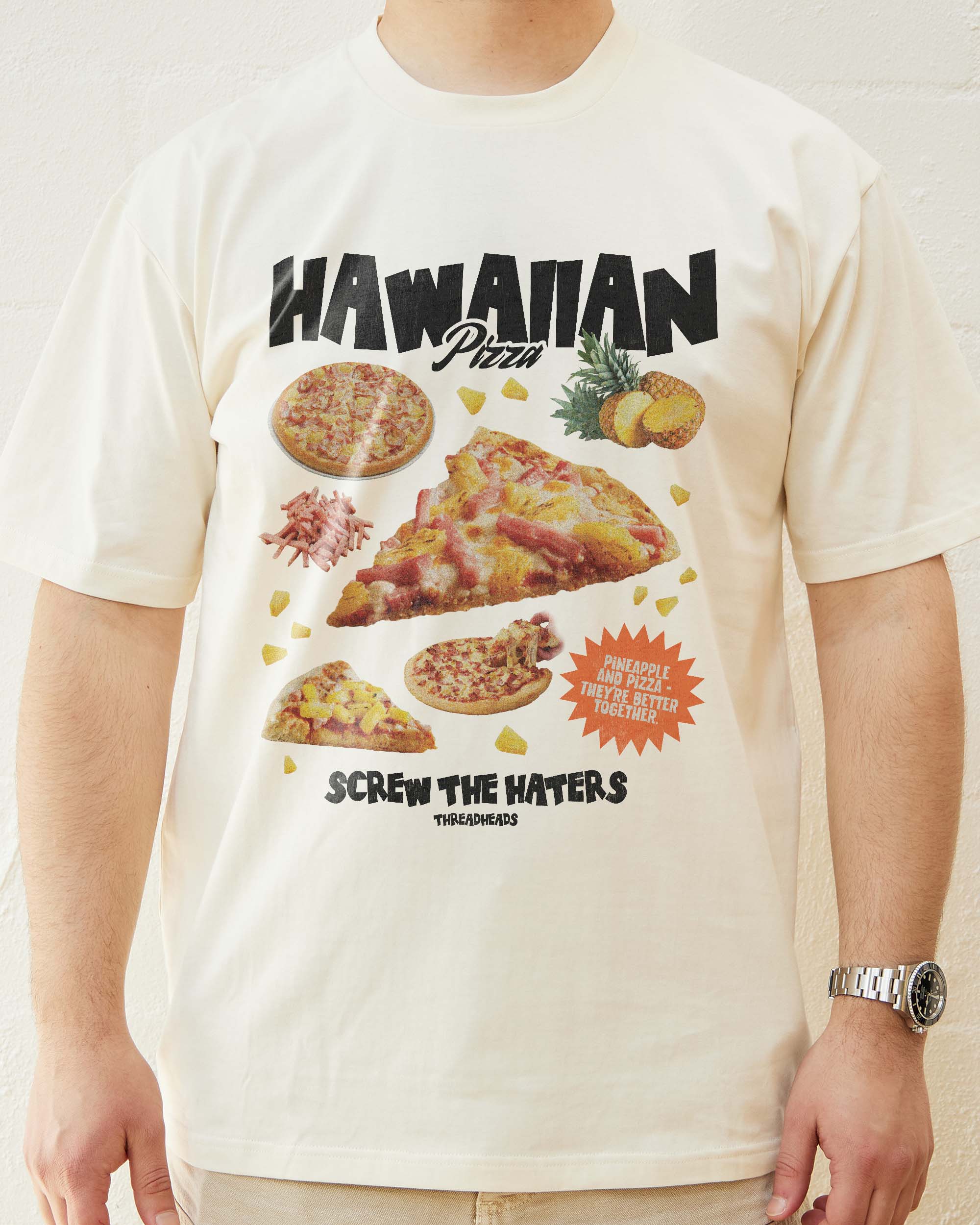 Hawaiian Pizza Bootleg T-Shirt