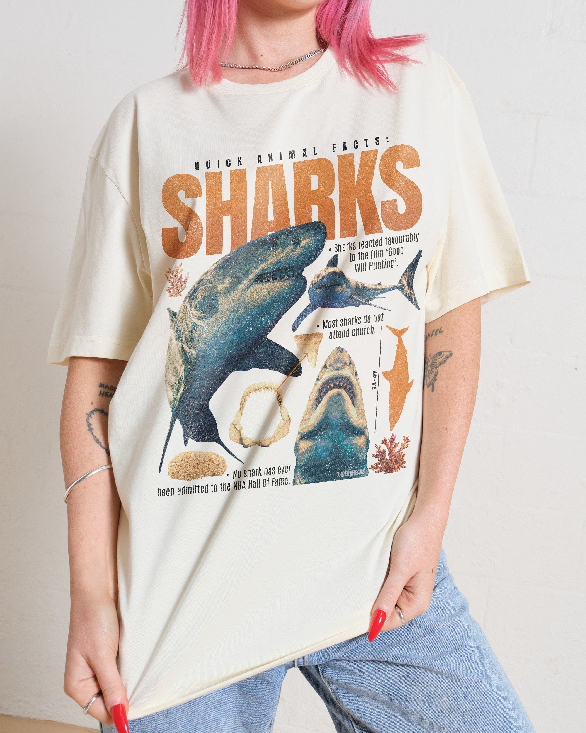 Quick Animal Facts - Sharks T-Shirt