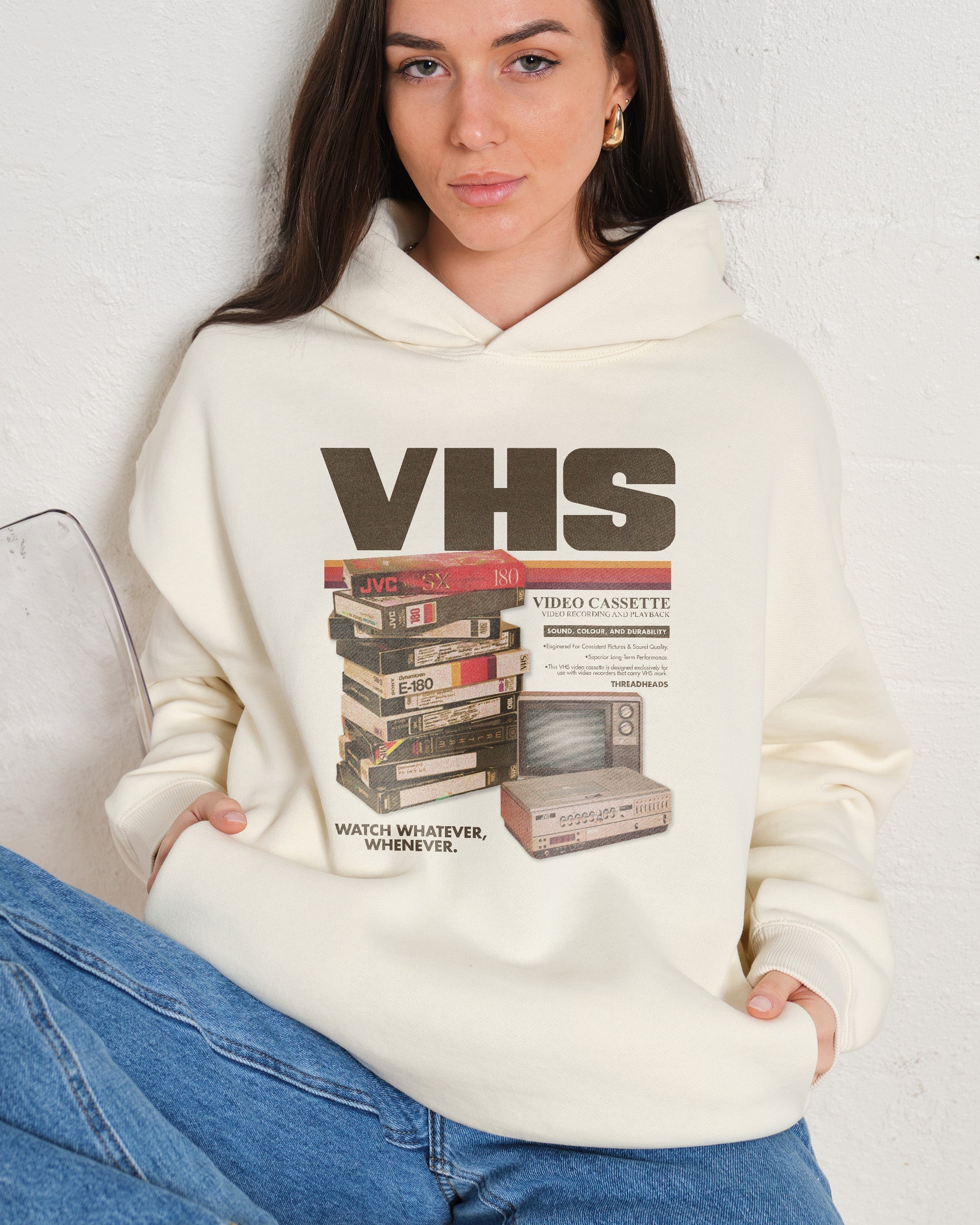 Vintage VHS Tapes Hoodie