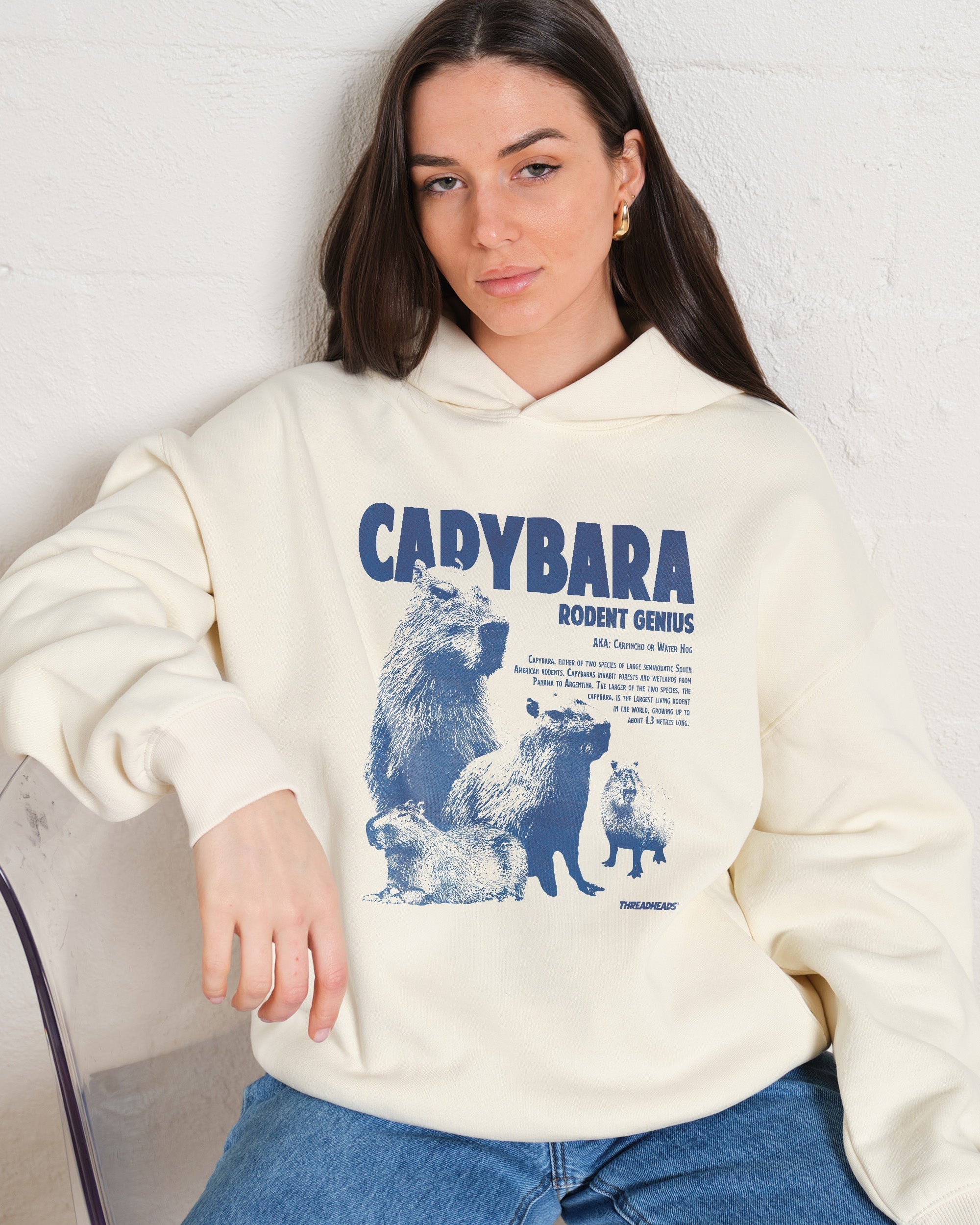 Capybara Rodent Genius Hoodie