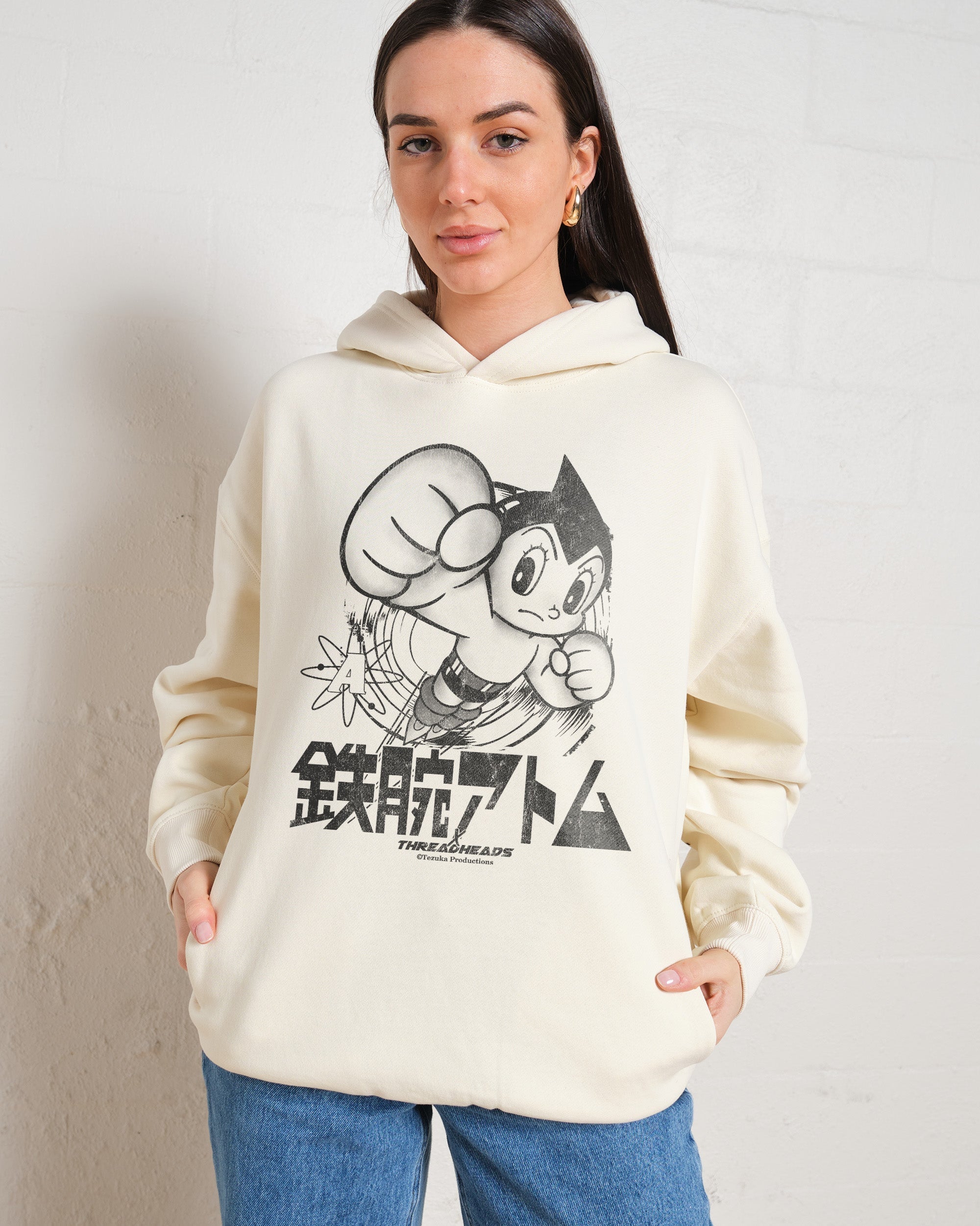 Astro Boy Black and White Hoodie