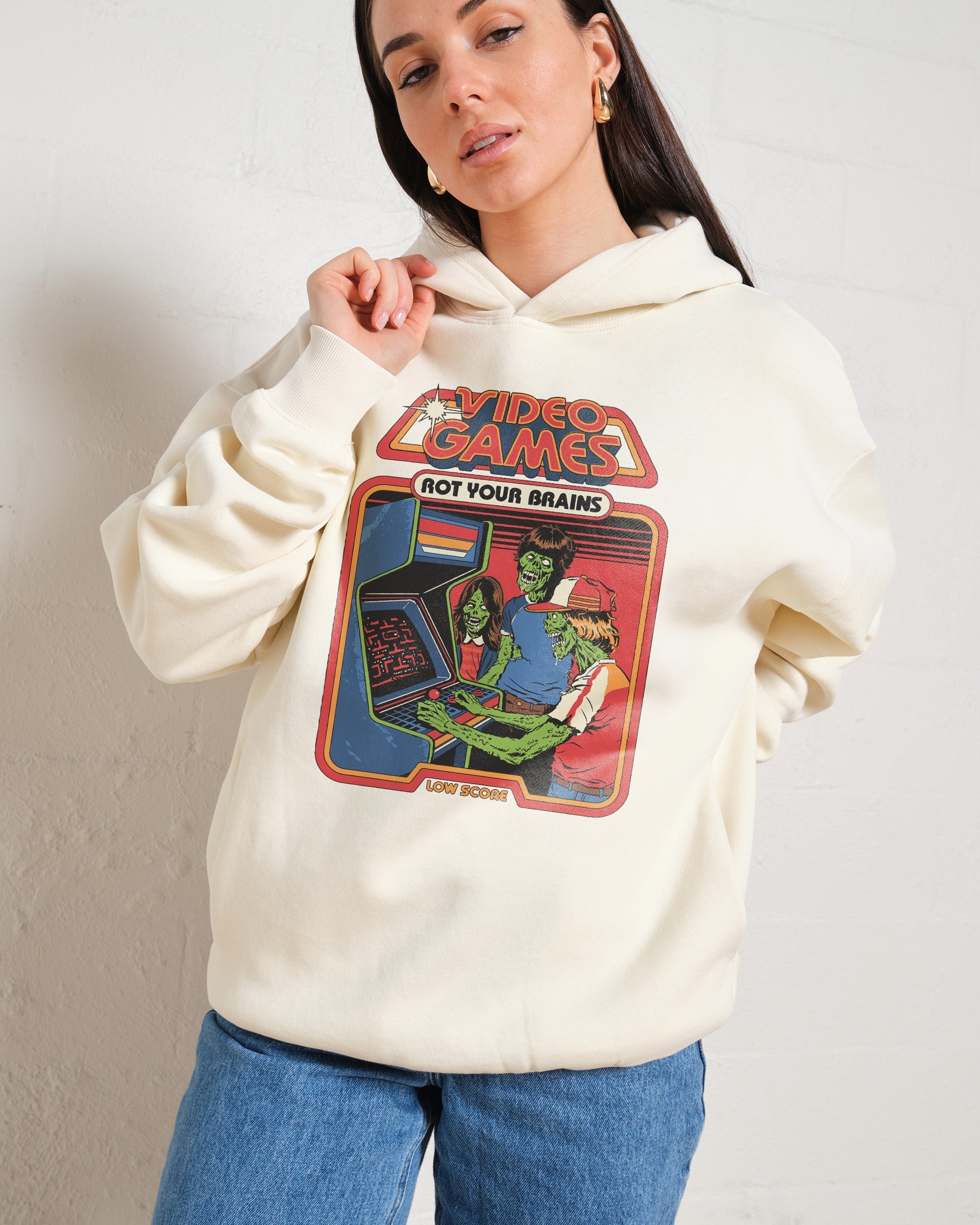 Video Games Rot Your Brains Hoodie