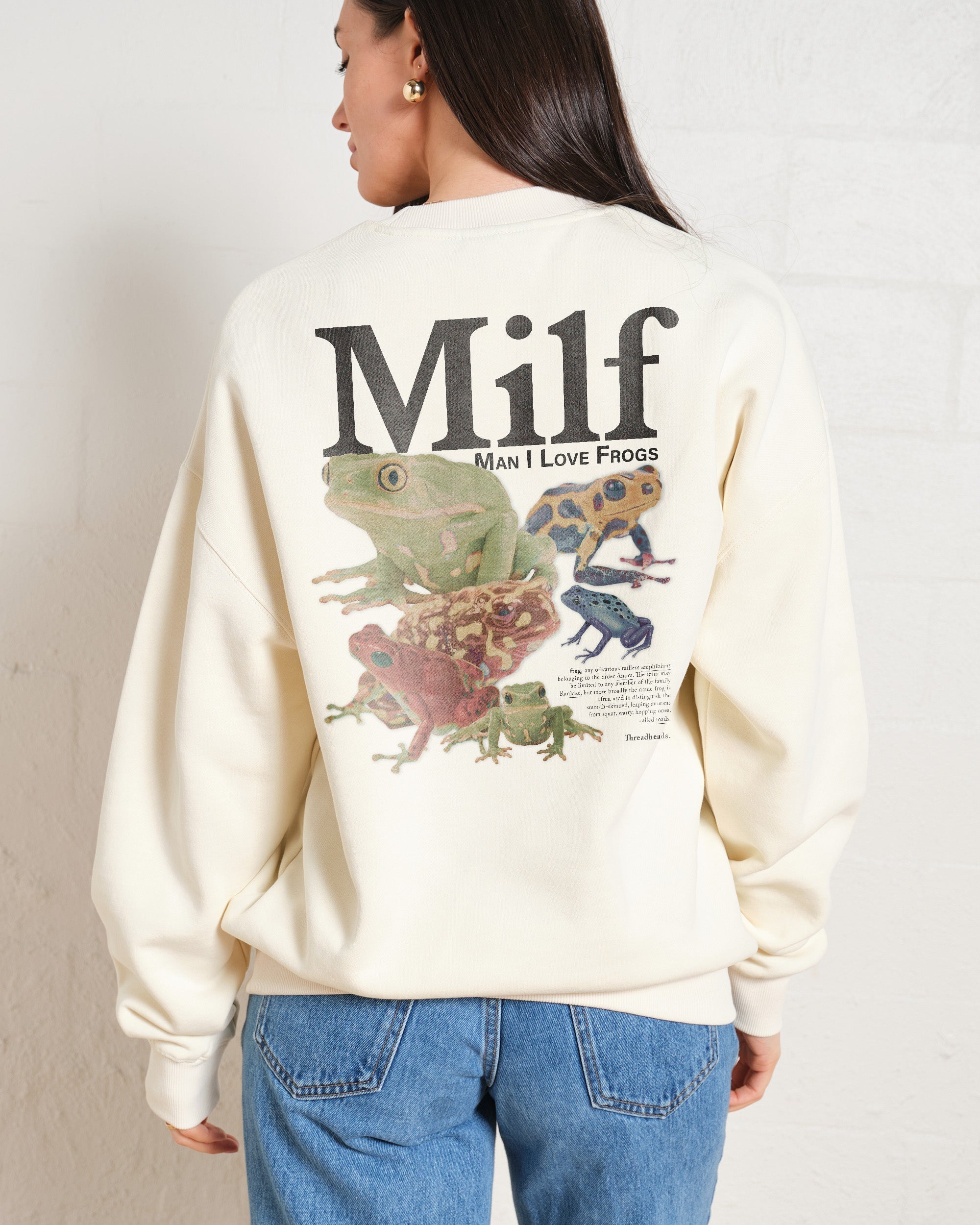 Man I Love Frogs Front and Back Sweatshirt