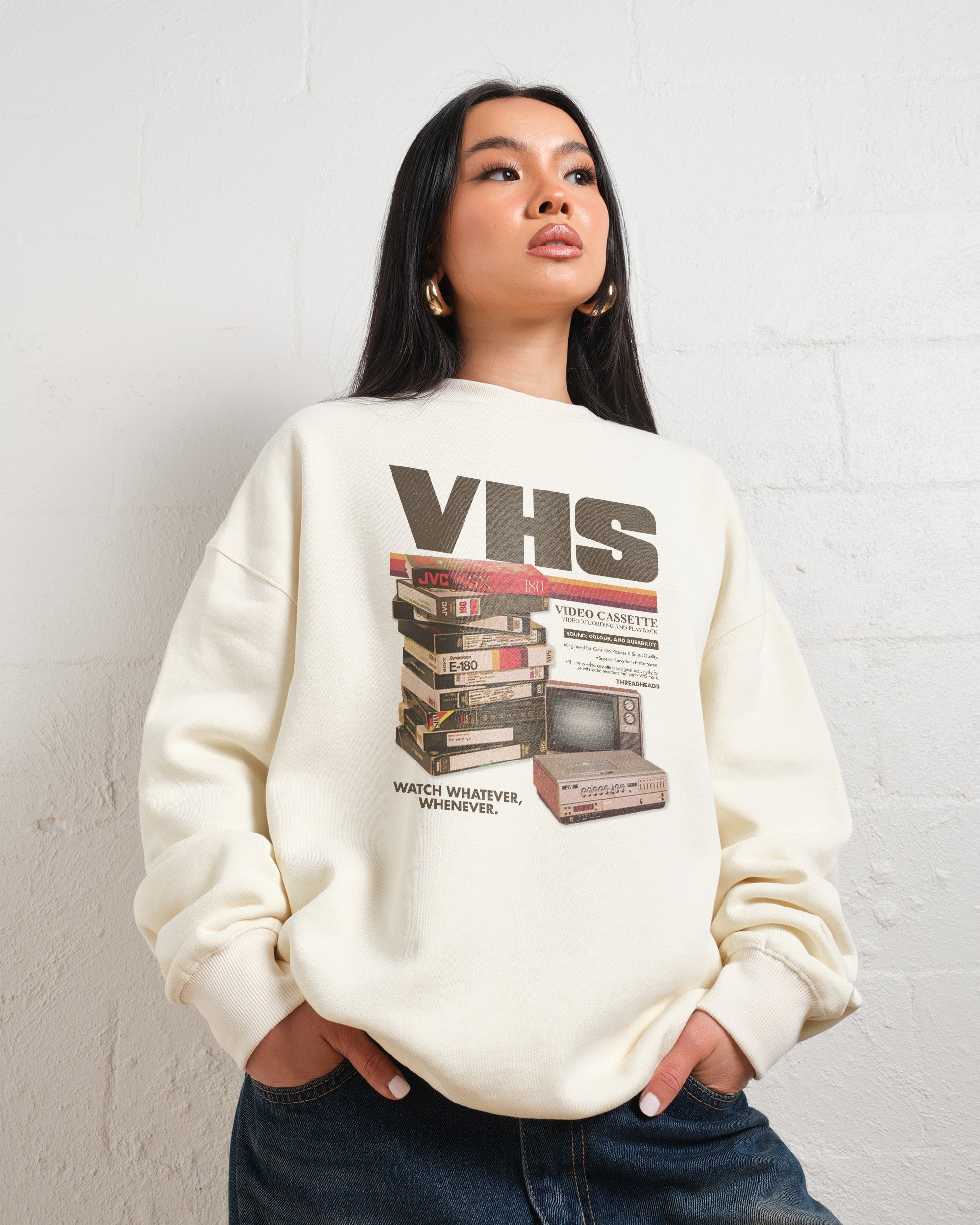 Vintage VHS Tapes Sweatshirt