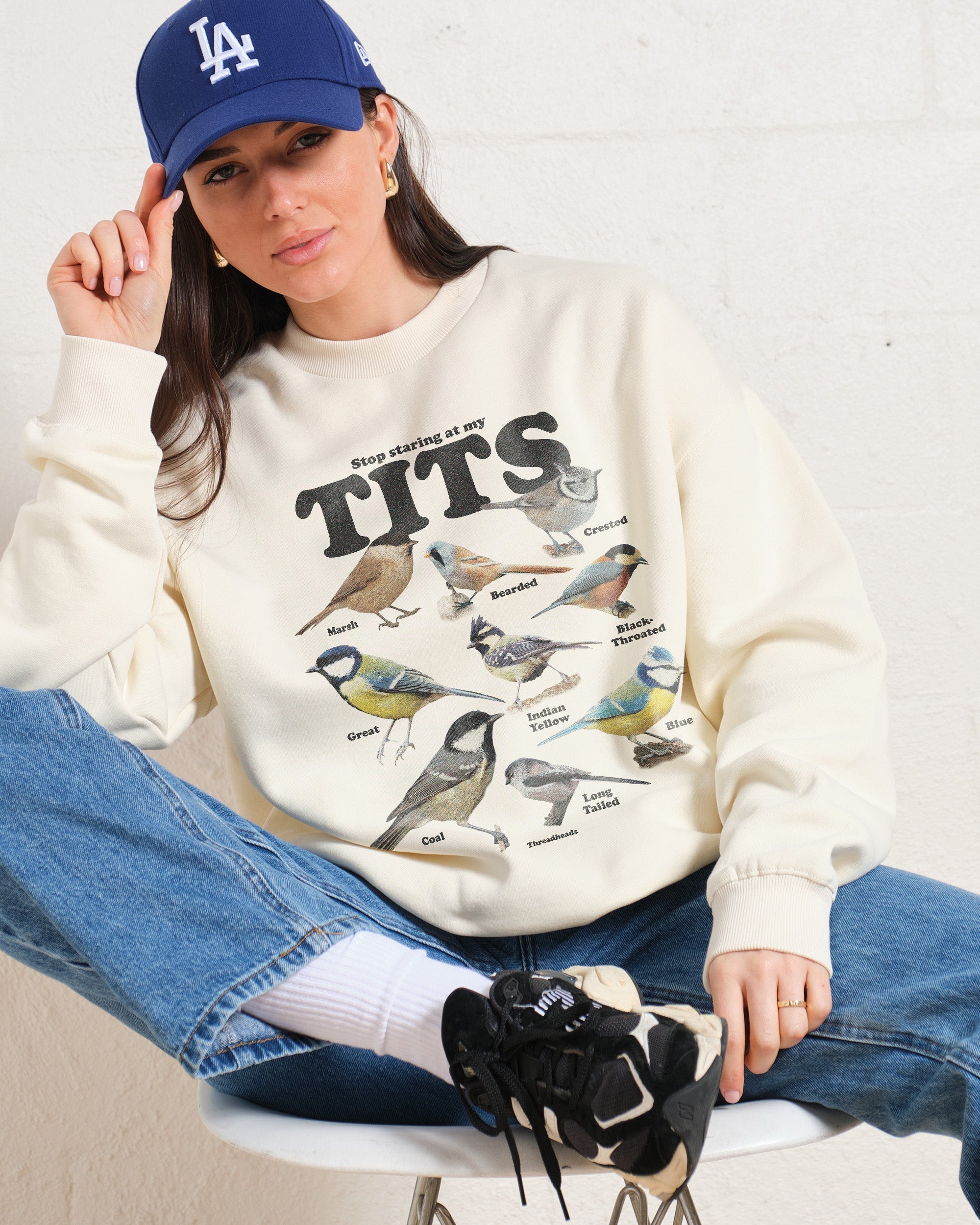 Stop Staring At My Tits Sweatshirt