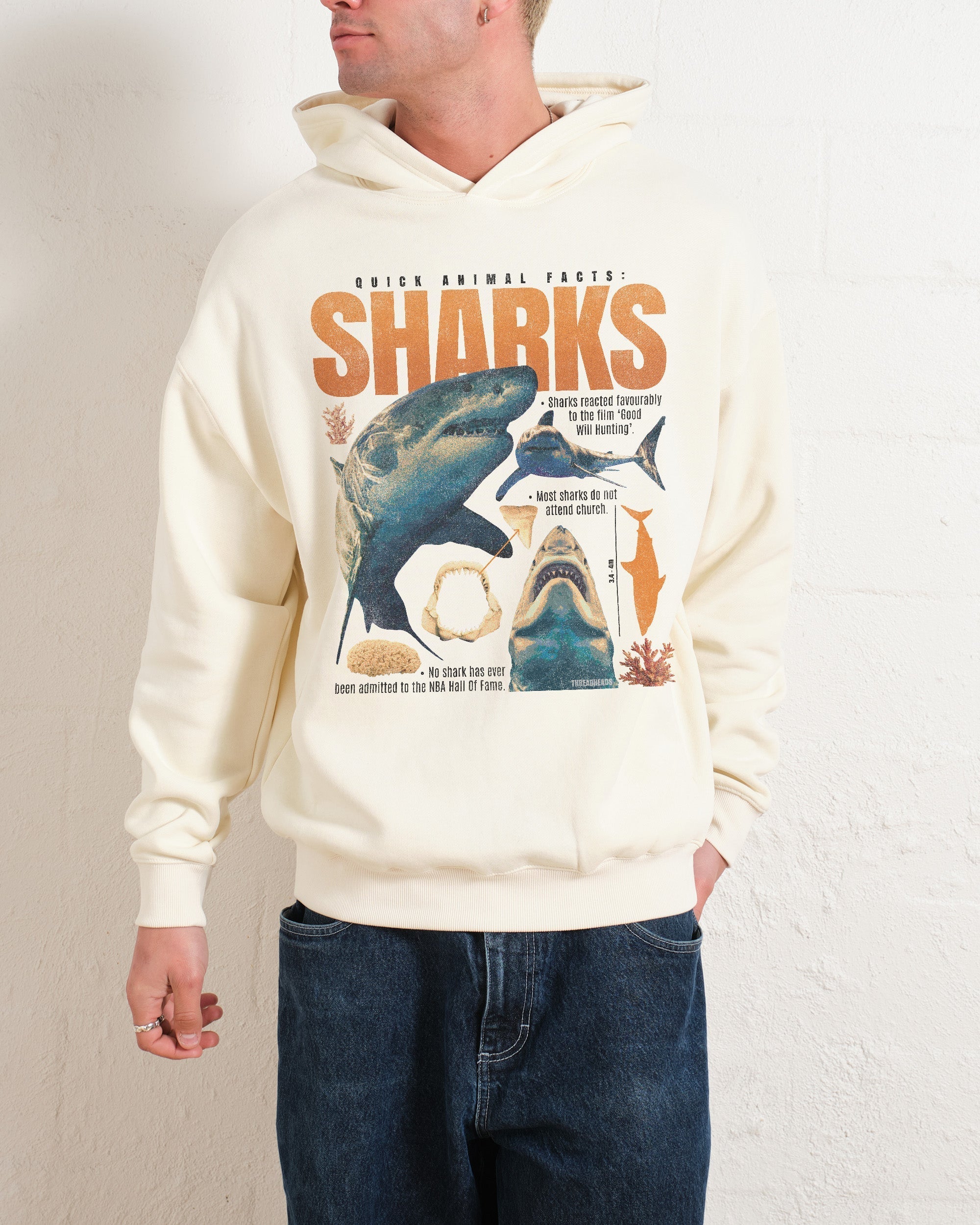 Quick Animal Facts - Sharks Hoodie