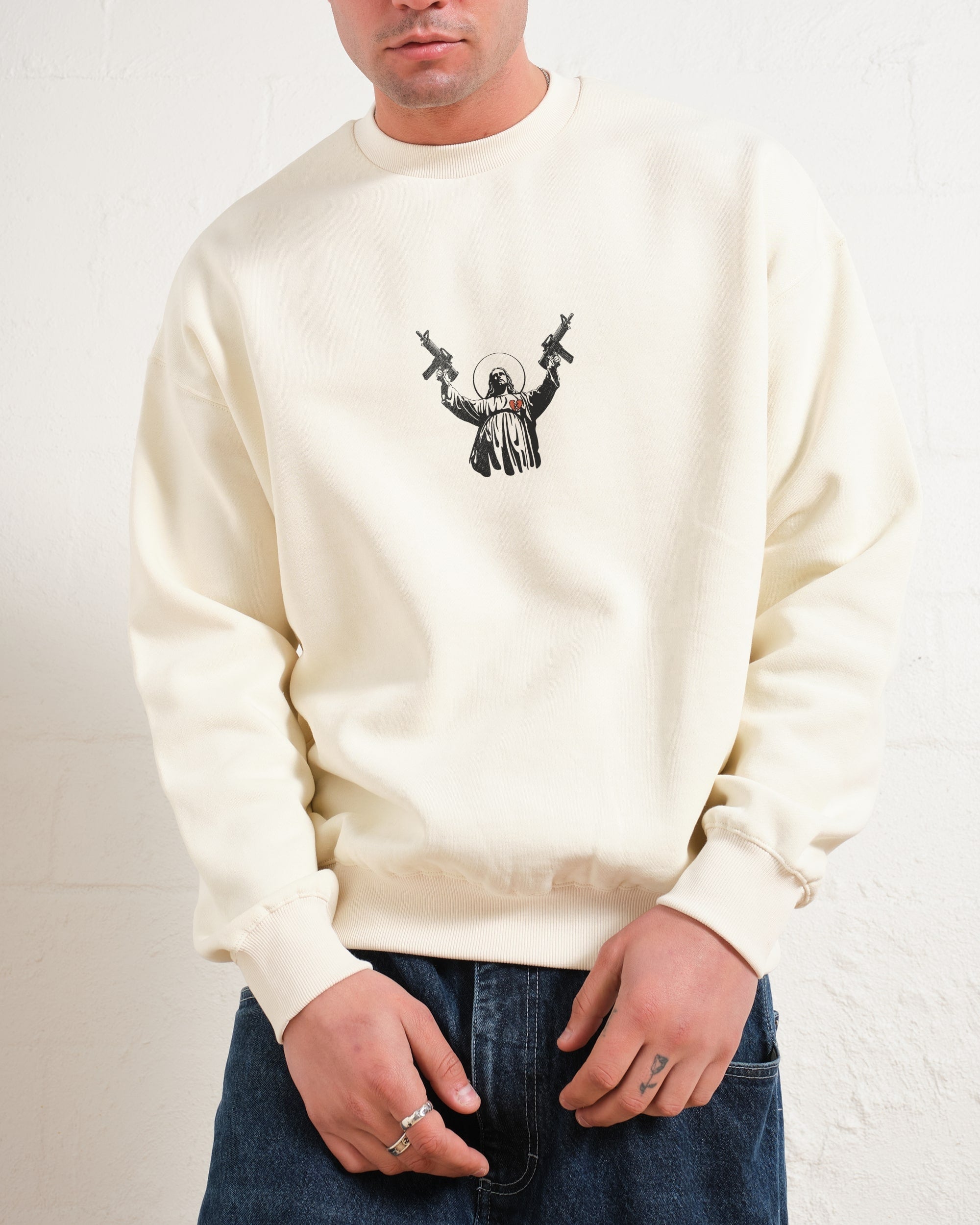 Machine Gun Christ Sweatshirt