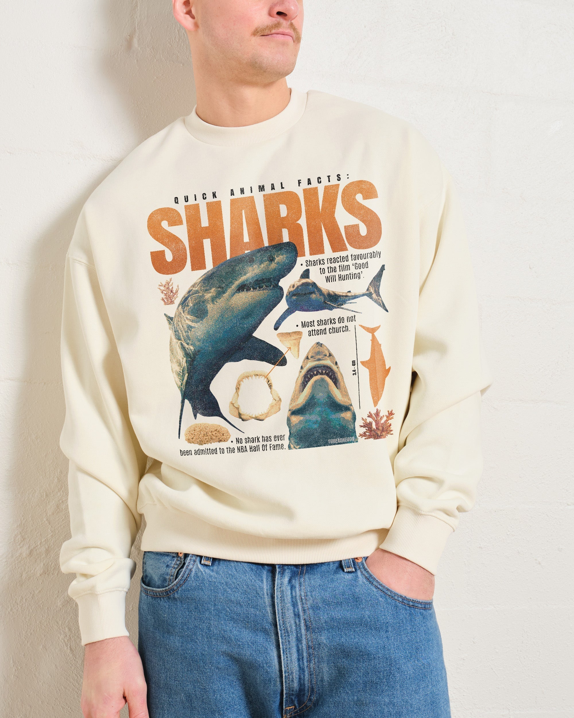 Quick Animal Facts - Sharks Sweatshirt