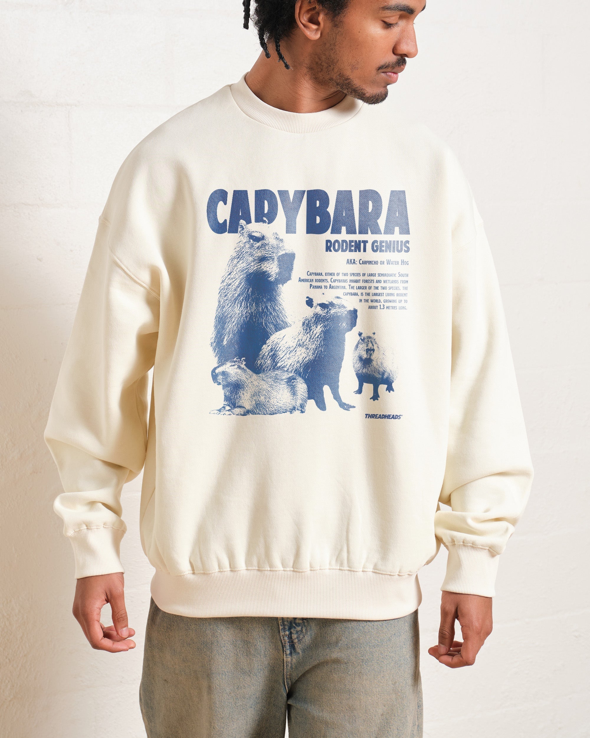 Capybara Rodent Genius Sweatshirt