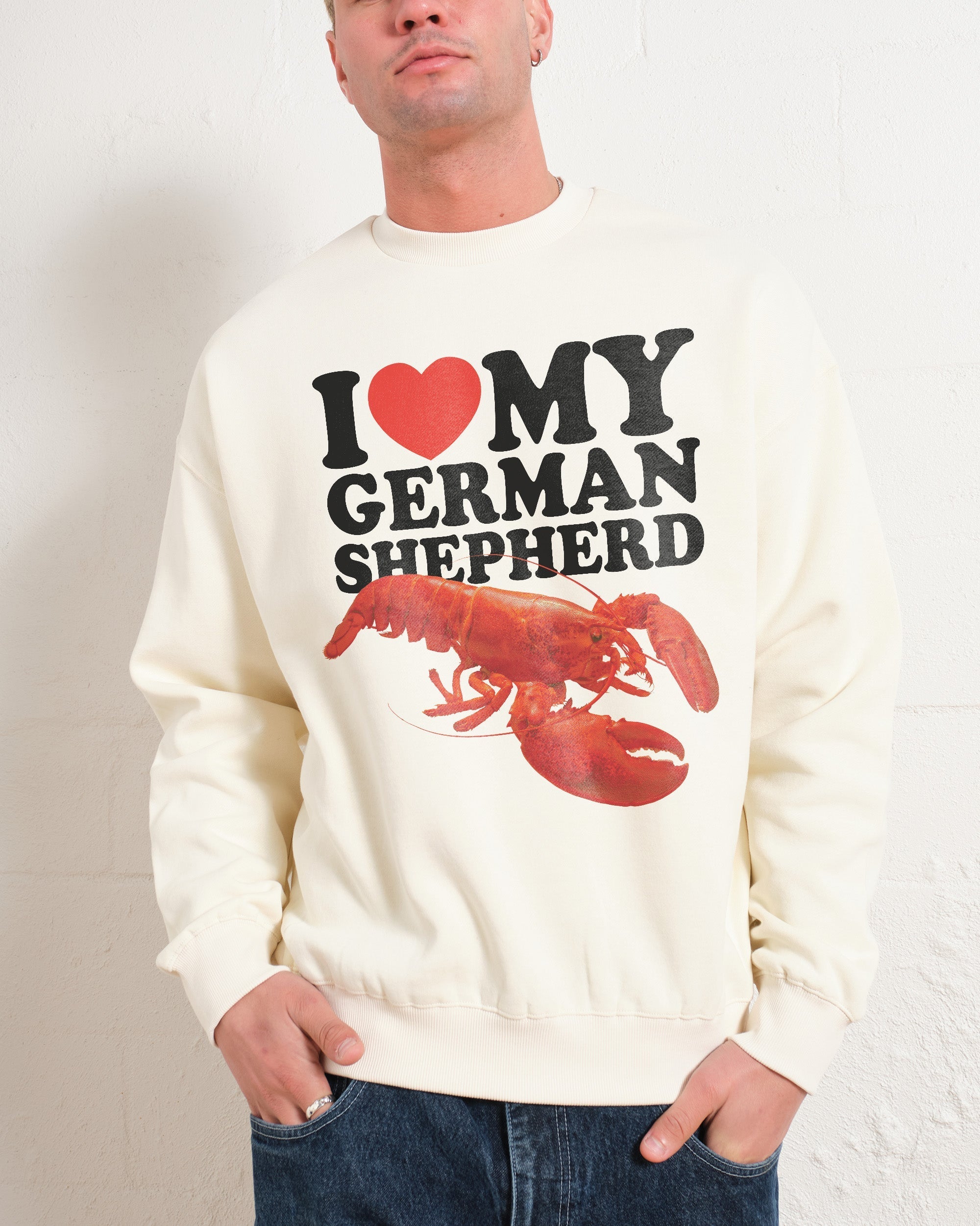 I Love My German Shepherd Sweatshirt