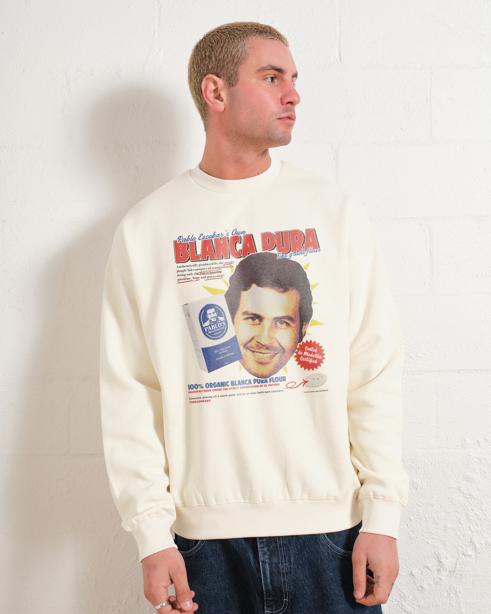 Pablo Escobar's Blanca Flour Sweatshirt