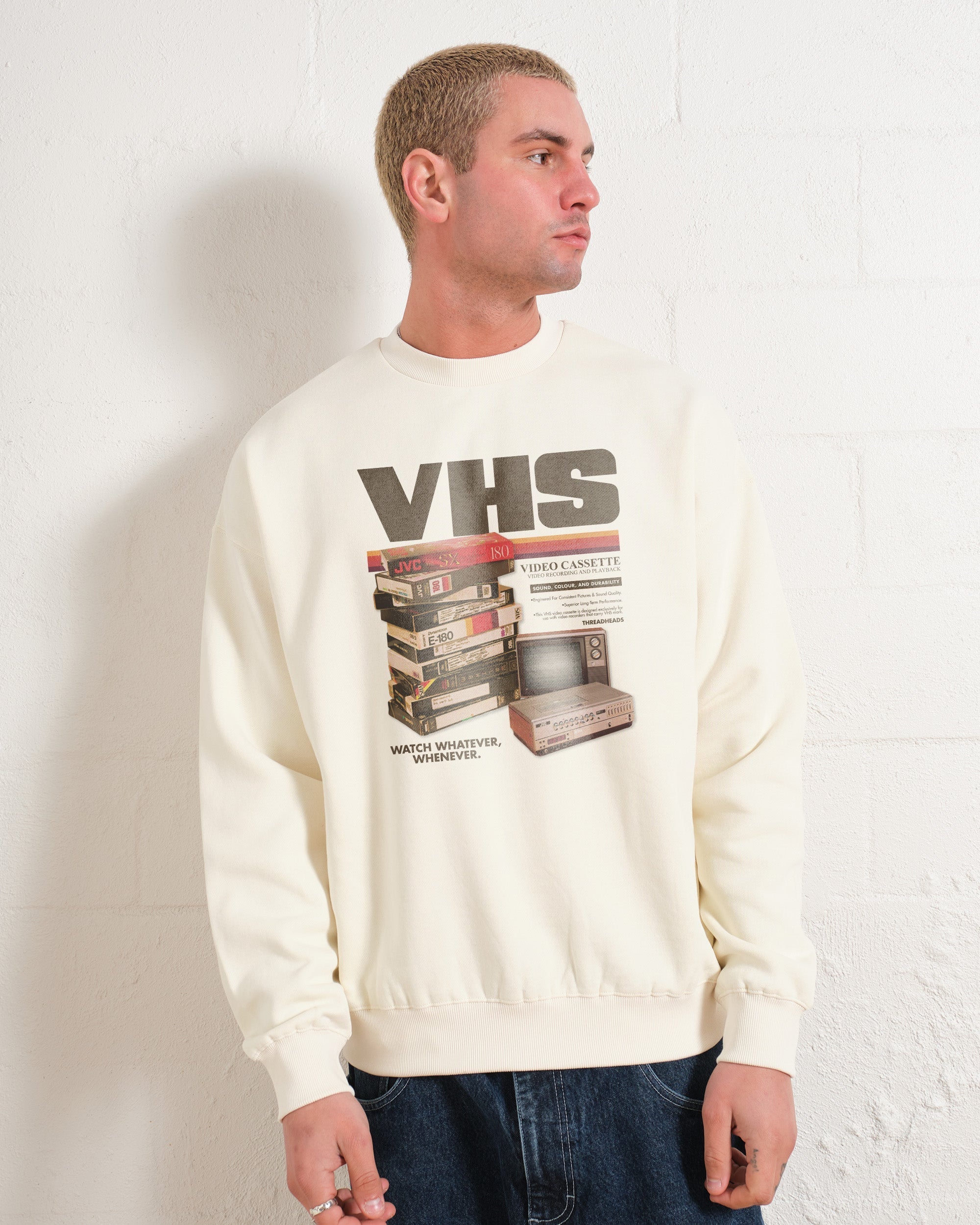 Vintage VHS Tapes Sweatshirt