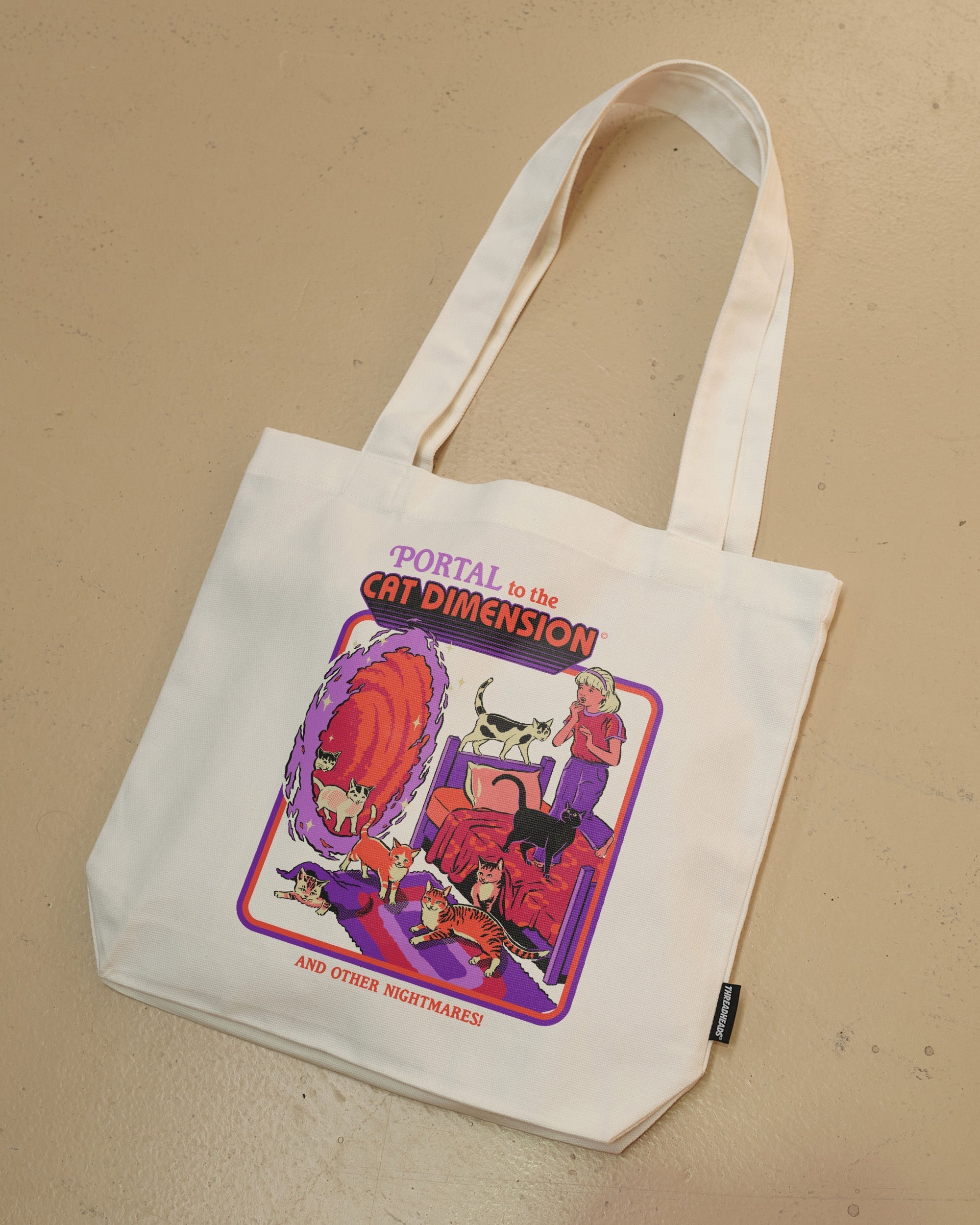 The Cat Dimension Tote Bag